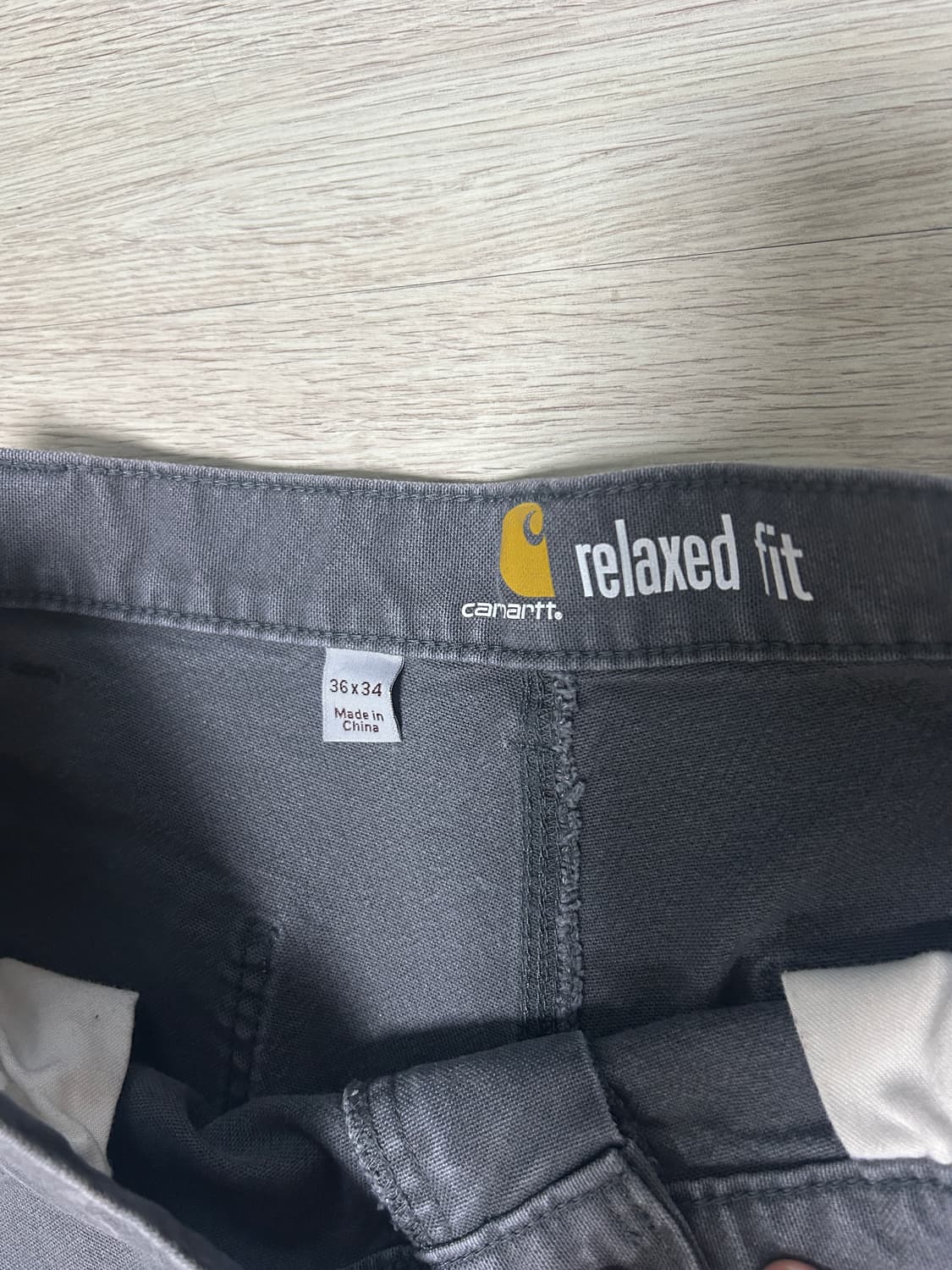 [36x34] 칼하트 더블니 팬츠 빈티지 상품이미지4