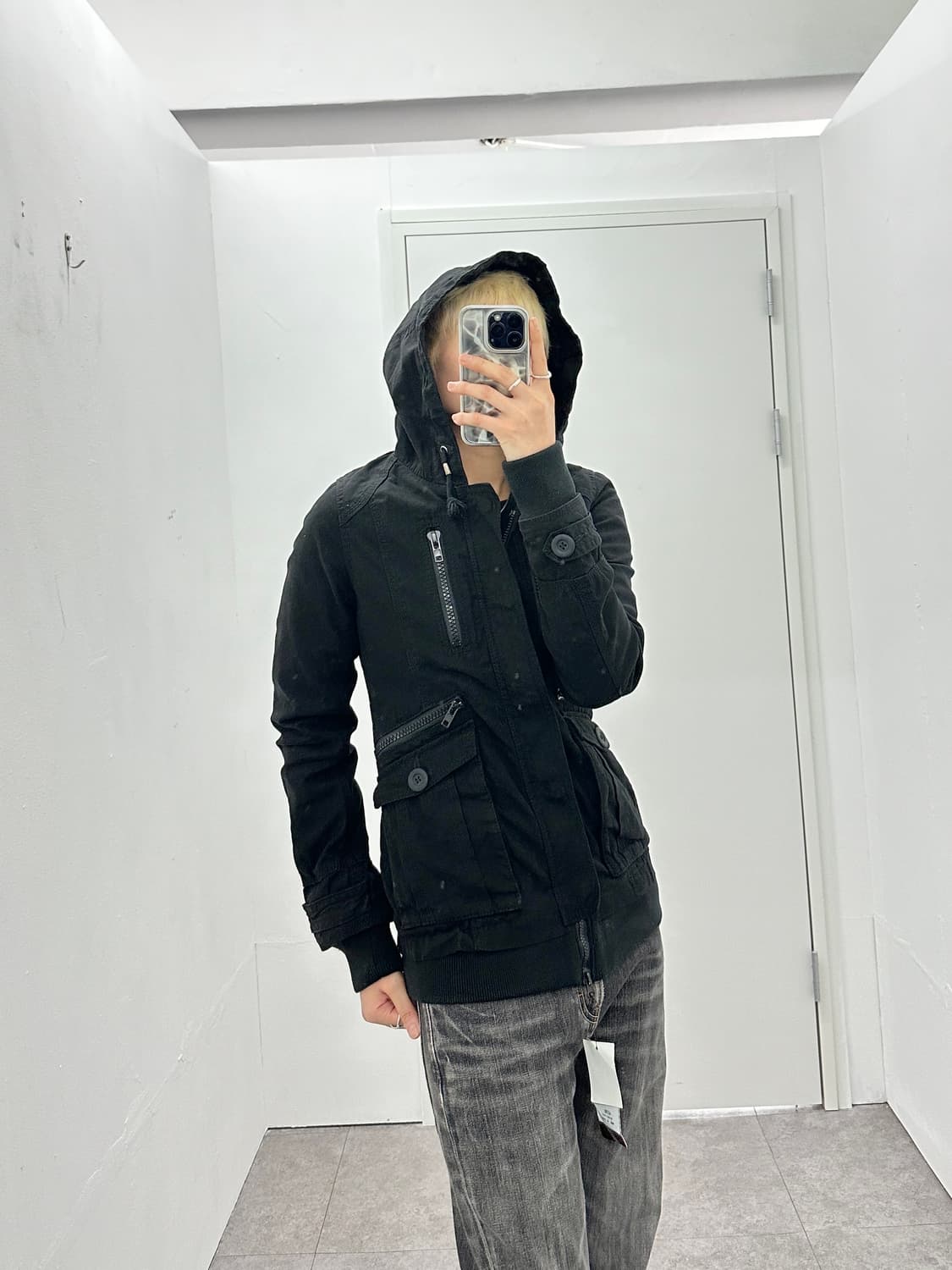 Angelina multi pocket 2 way bono jacket 상품이미지4