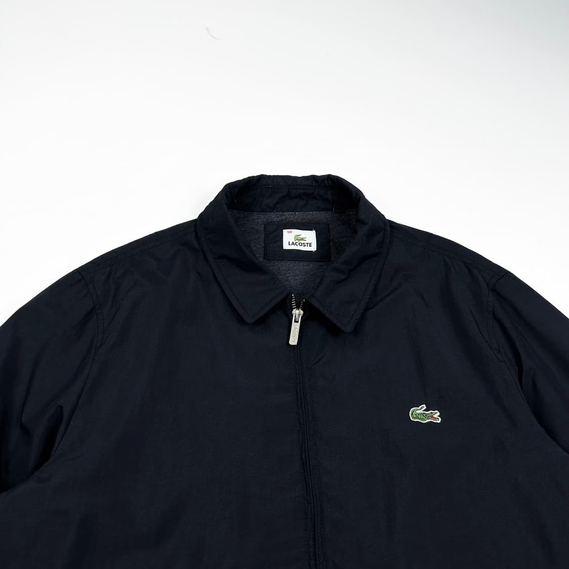 라코스테 크록 레트로 블랙 블루종 자켓 (L) 상품이미지1