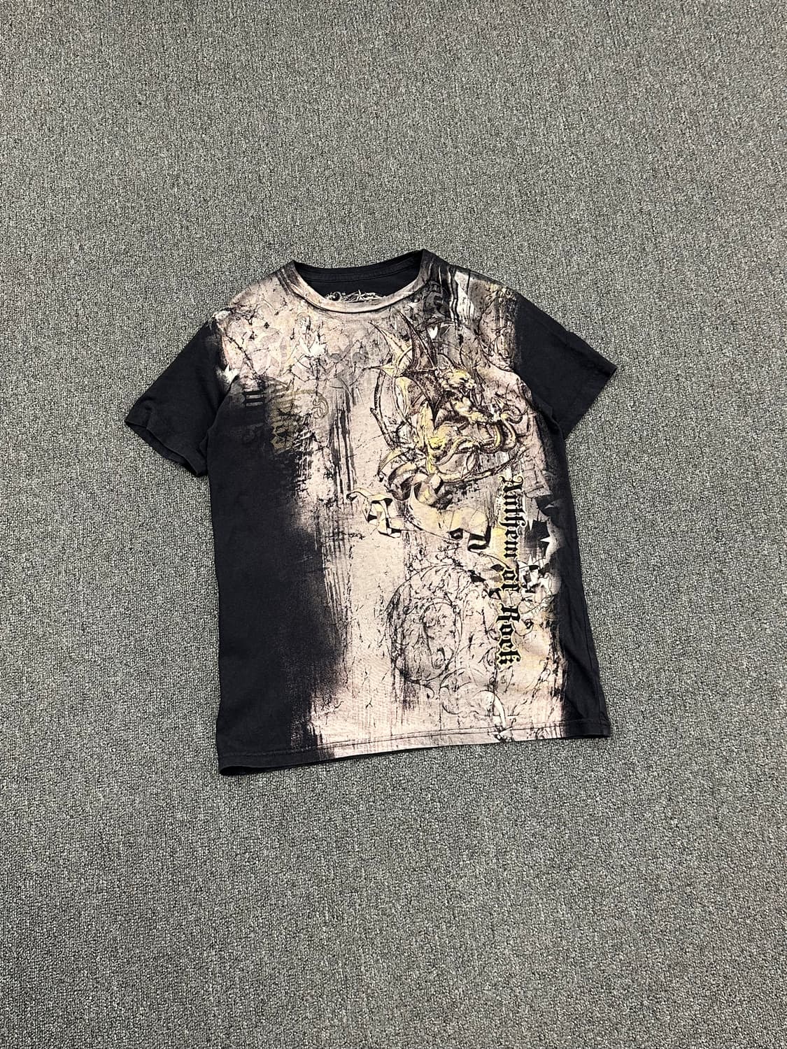 S)Anthem of Rock 빈티지 Y2K 프린팅 반팔 상품이미지3