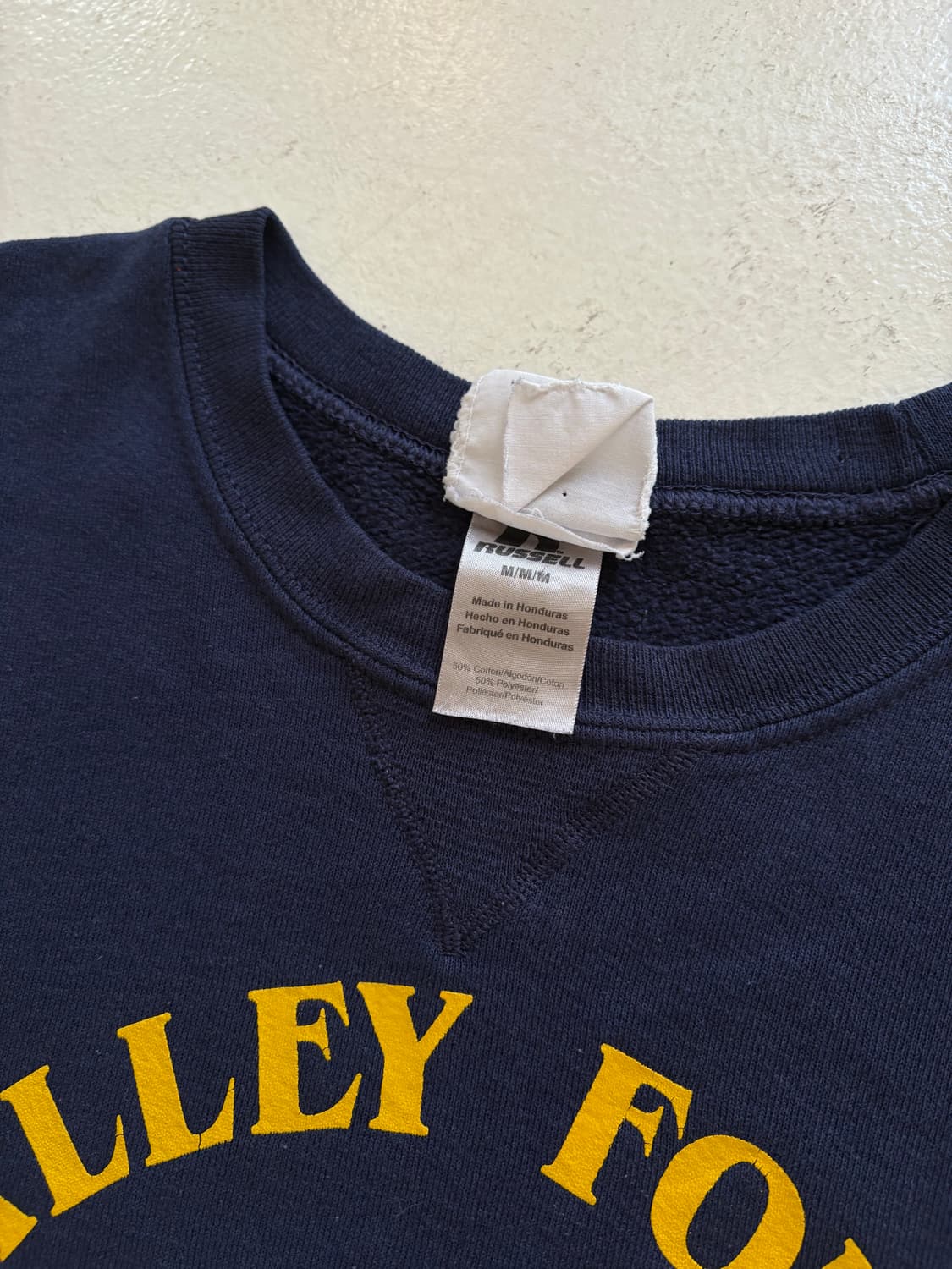 00’s military Academy Russell sweatshirt 상품이미지4