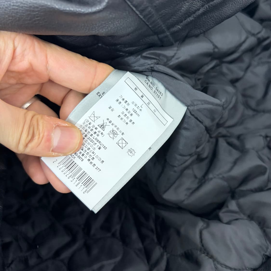 리바이스 후드 레더 바이커 자켓 상품이미지8