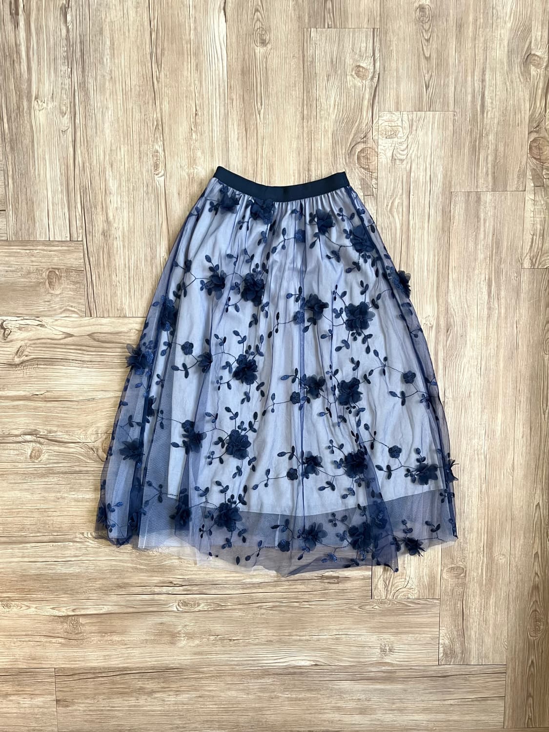 japan vtg 레이어드 플라워 스커트 상품이미지1