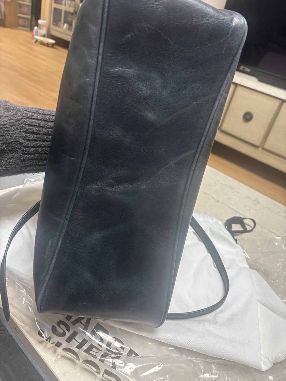 마지셔우드 GRANDMA USED BAG 네이비 신상품! 정가 398,0 상품이미지10