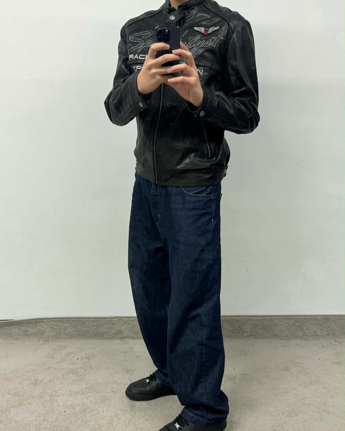 [105] EXR 스피드카 램스킨 레이싱 가죽 자켓 상품이미지4