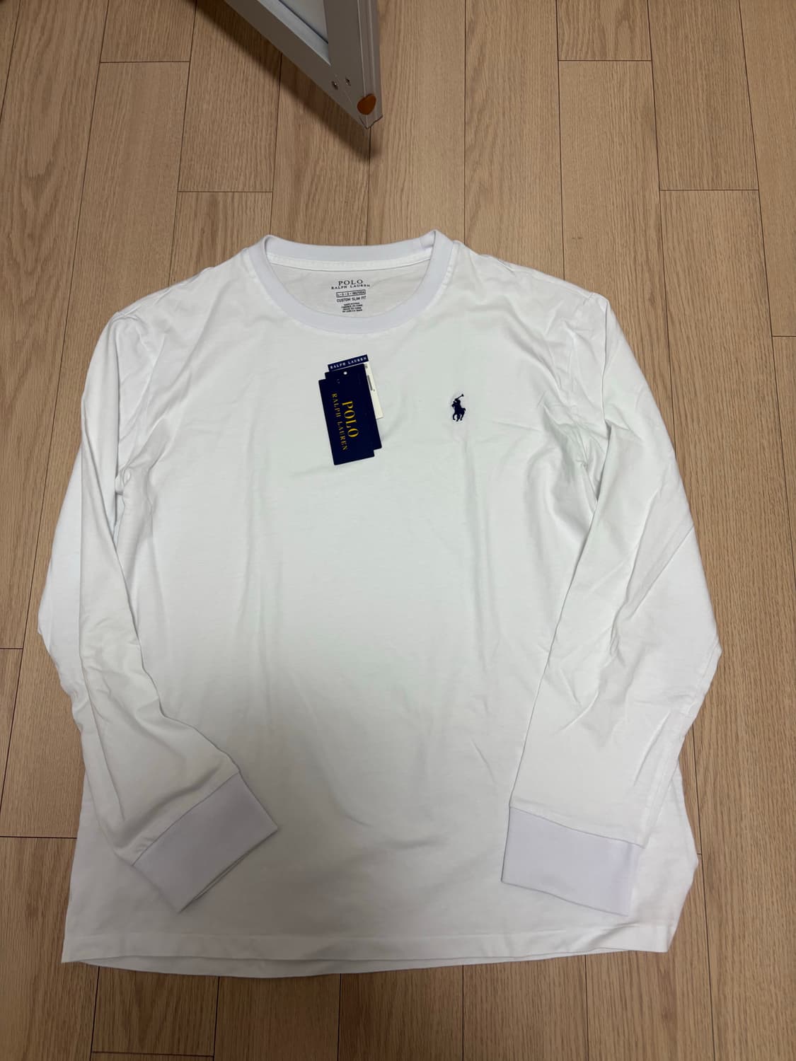 폴로 롱슬리브 화이트 L 상품이미지1