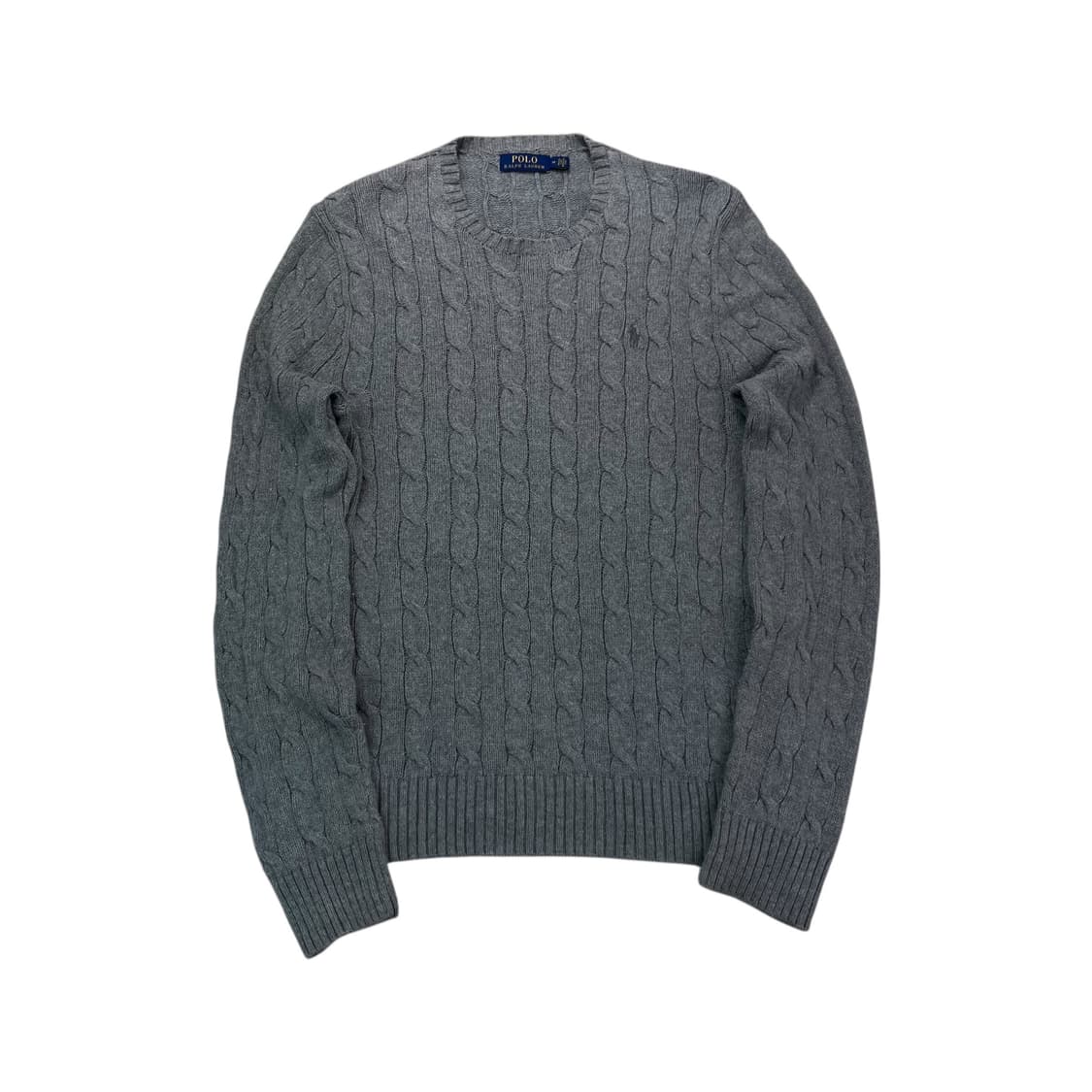 100 폴로랄프로렌 신형 꽈배기 그레이 니트 상품이미지2