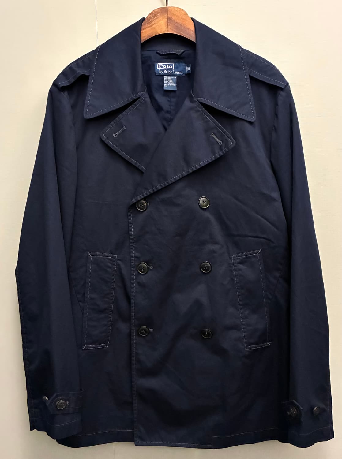 (97~100)폴로랄프로렌 코튼 미해군 더블 피코트 더플코트 상품이미지1
