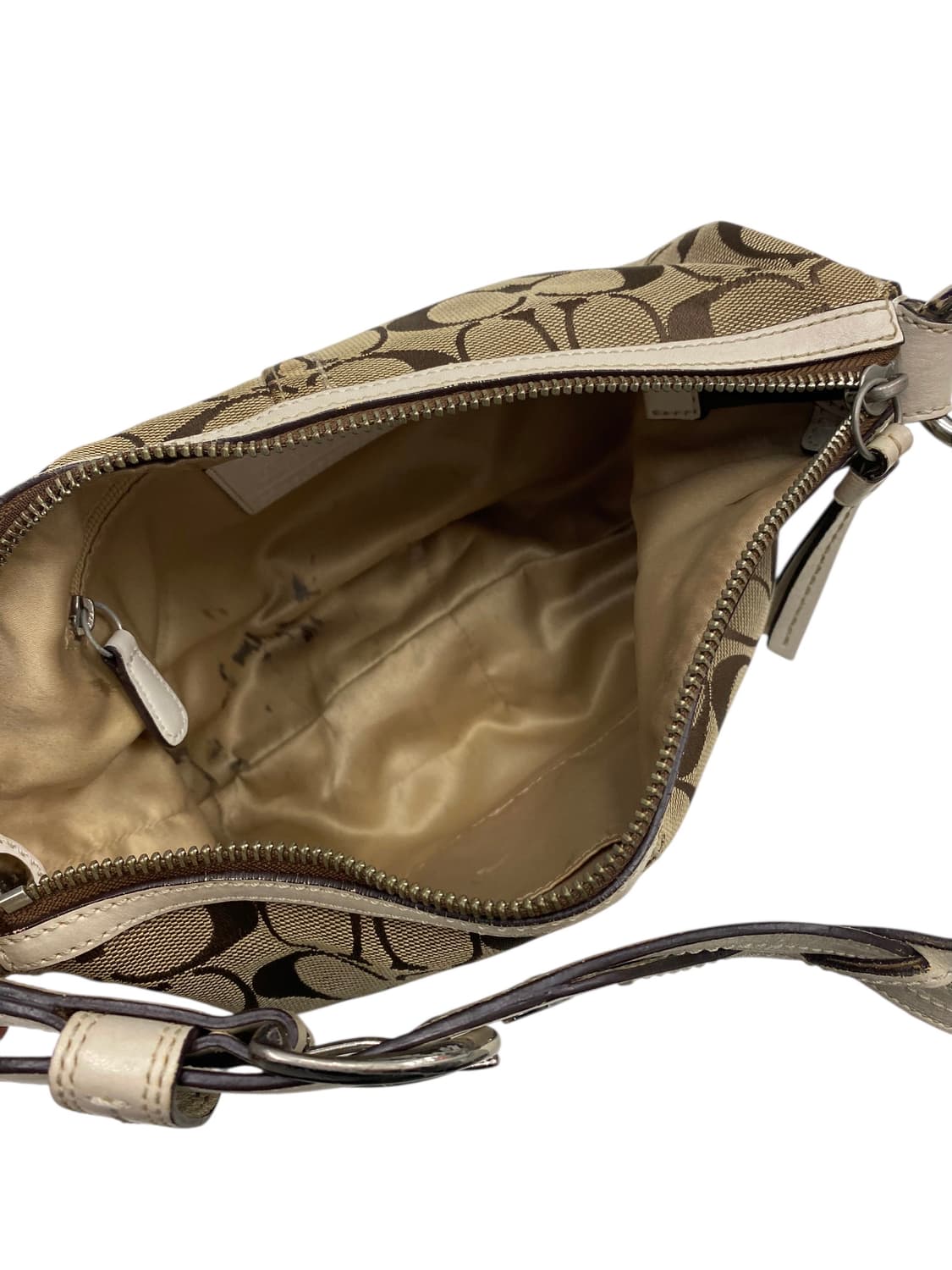 코치 y2k 화이트숄더 상품이미지3