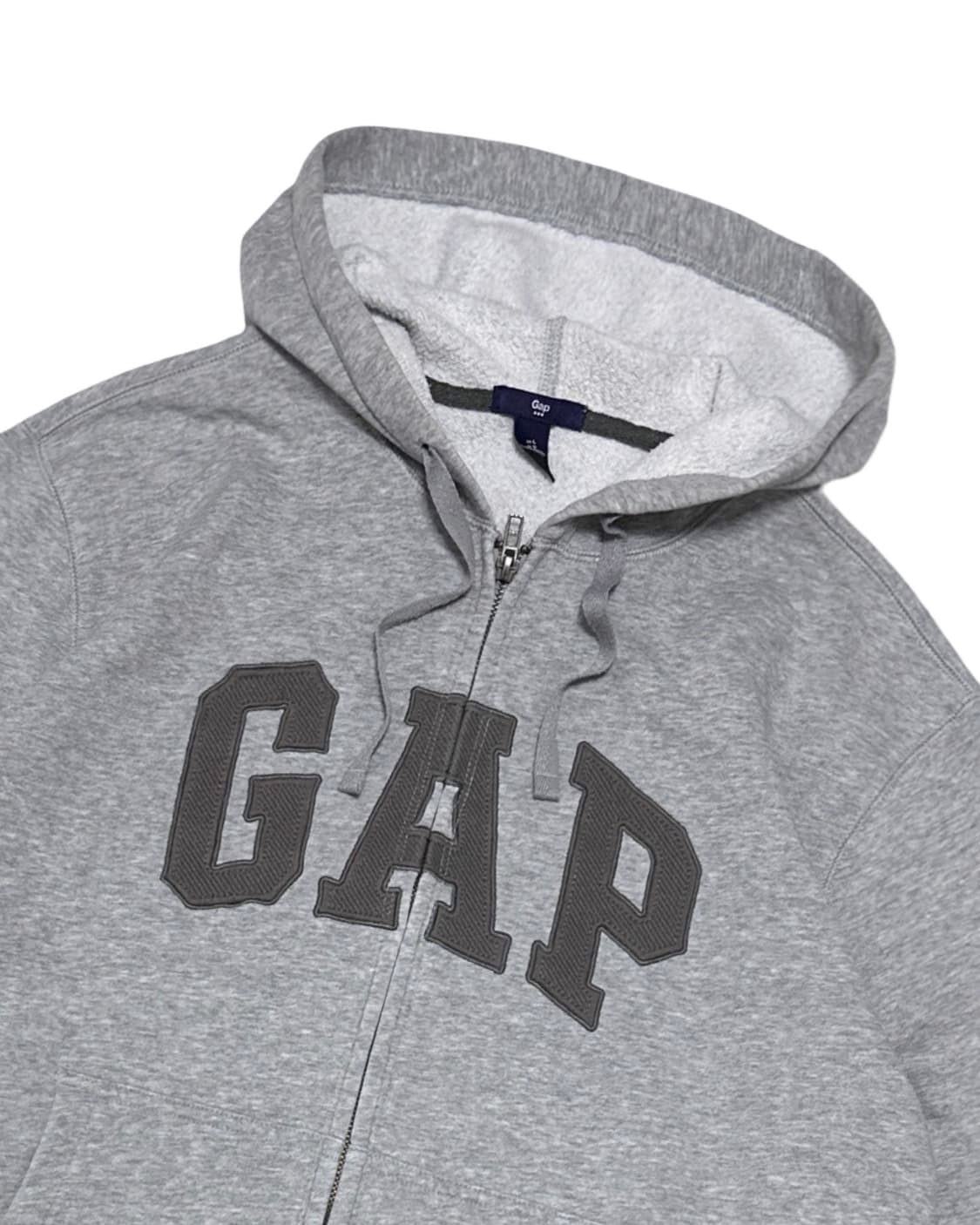 갭 GAP 로고 회색 후드집업 상품이미지3