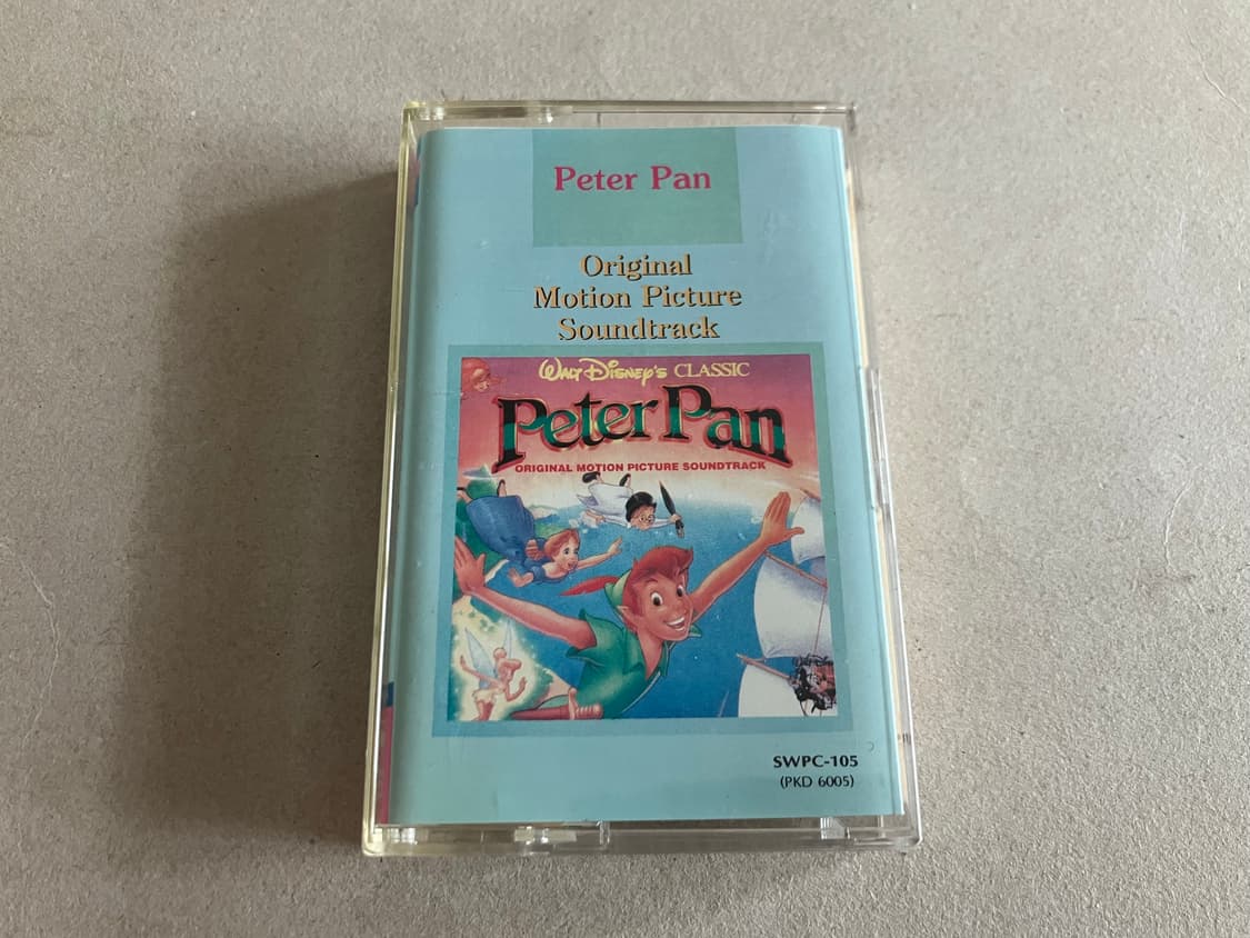 월트 디즈니 피터팬 OST 영화음악 국내 라이센스 초판 카세트테이프 상품이미지1