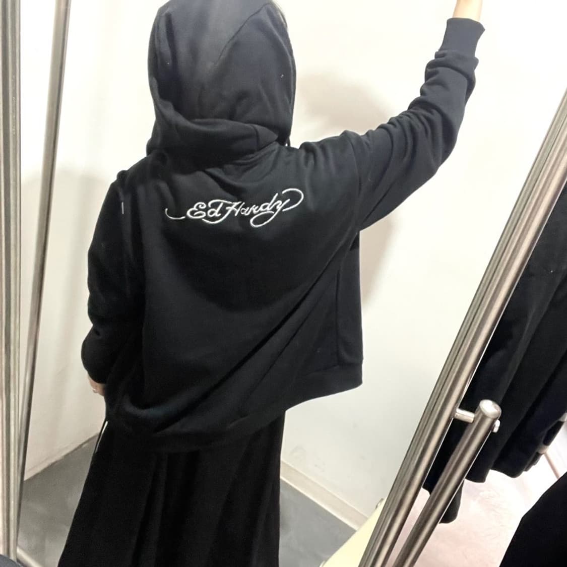 에드하디 자수 후드집업 상품이미지2