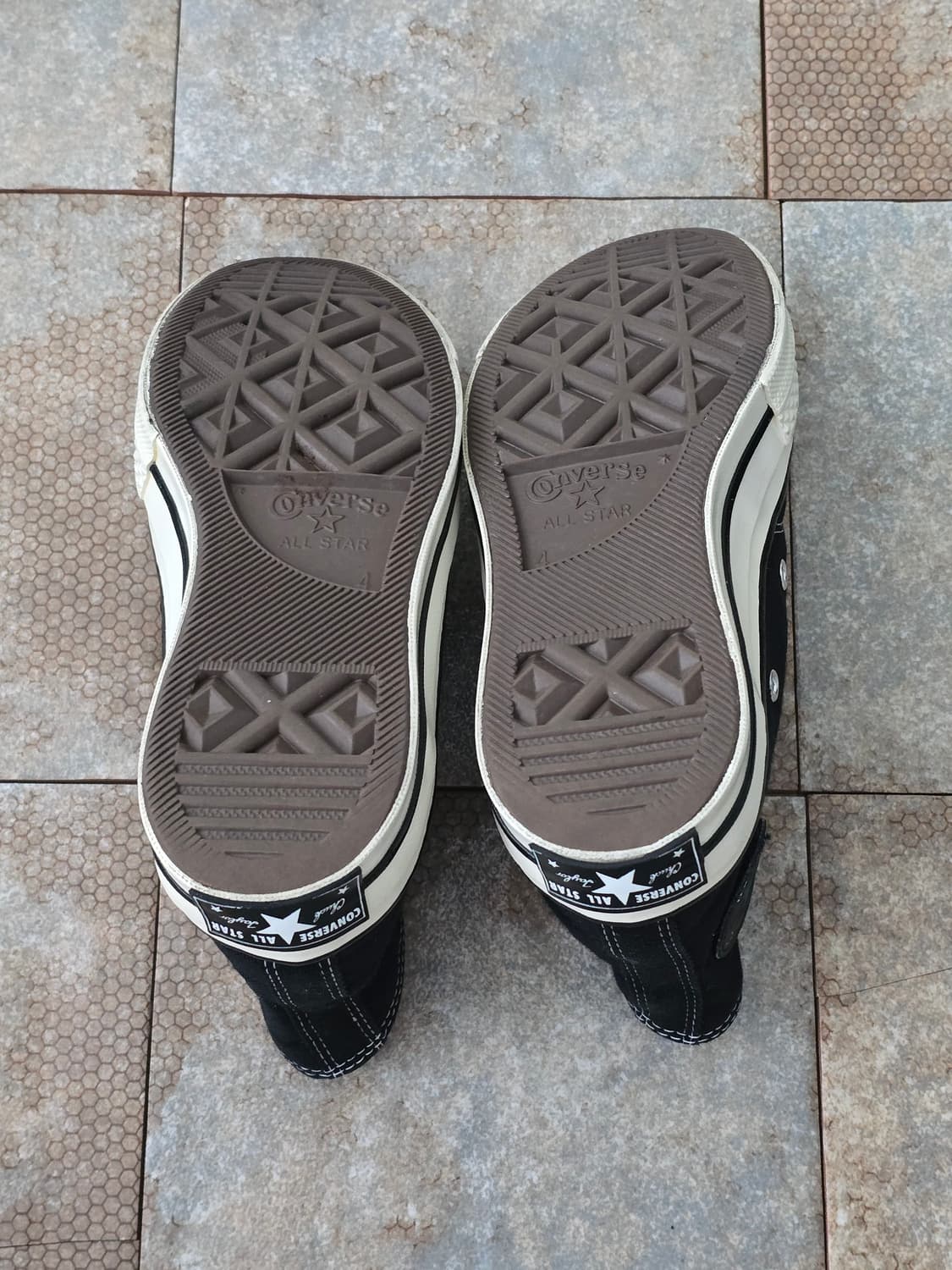 (230)컨버스 척 70 하이 벨크로 패치 블랙 상품이미지8