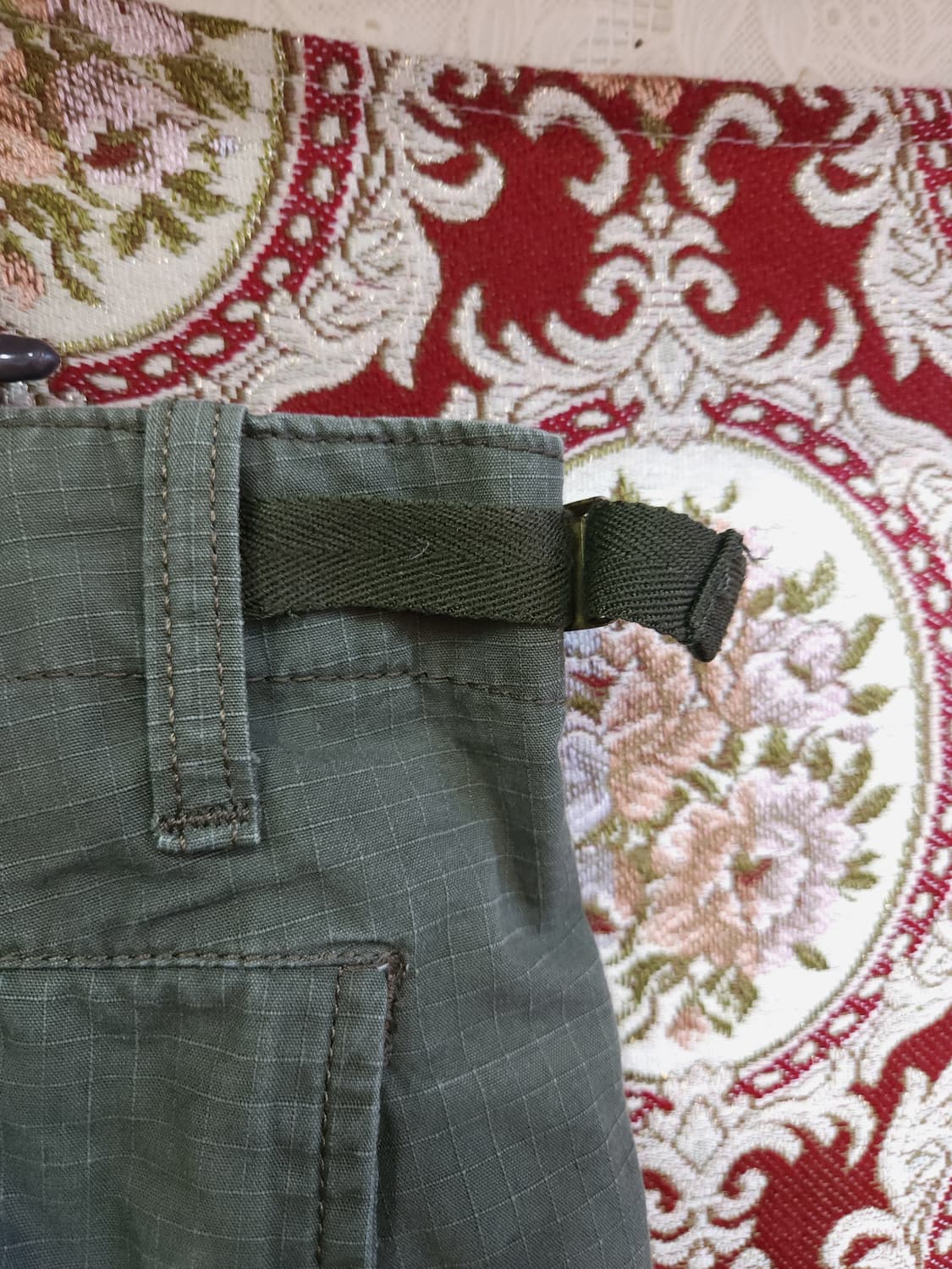 칼하트 wip 립스탑 카키 카고팬츠

 상품이미지5