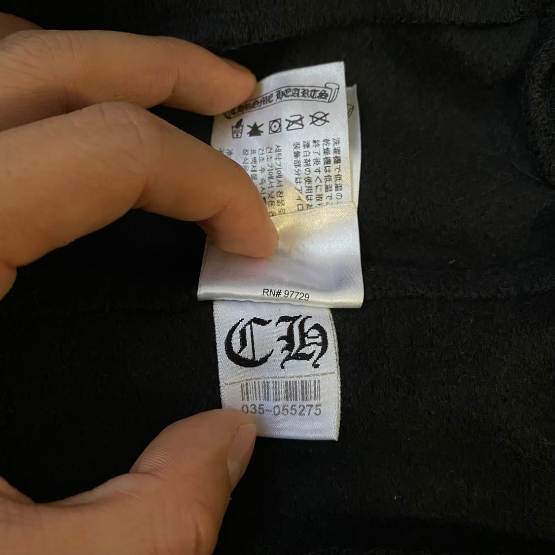 [XL] 크롬하츠 홀스슈 로고 백 포켓 스웨트팬츠 블랙 상품이미지9