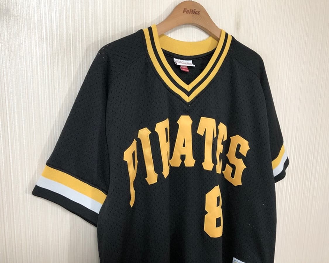 MLB 미첼앤네스X쿠퍼스타운 피츠버그 파이어리츠 올드져지 XL #8 상품이미지5