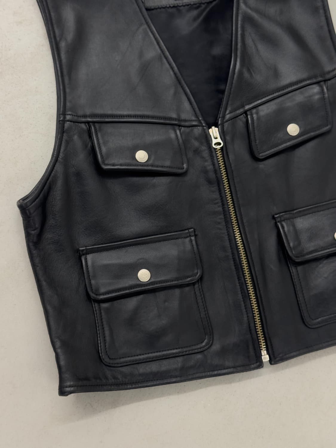 Bellerose uomo collection  레더 베스트  상품이미지3