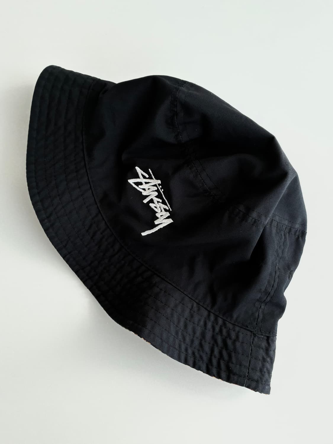 L/XL) 2014ss 스투시 플라워 버킷햇 리버시블 상품이미지4