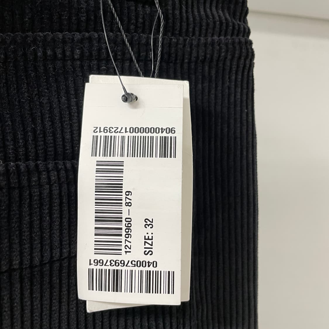 미스터포터 코듀로이 팬츠 블랙 새상품 32 상품이미지5