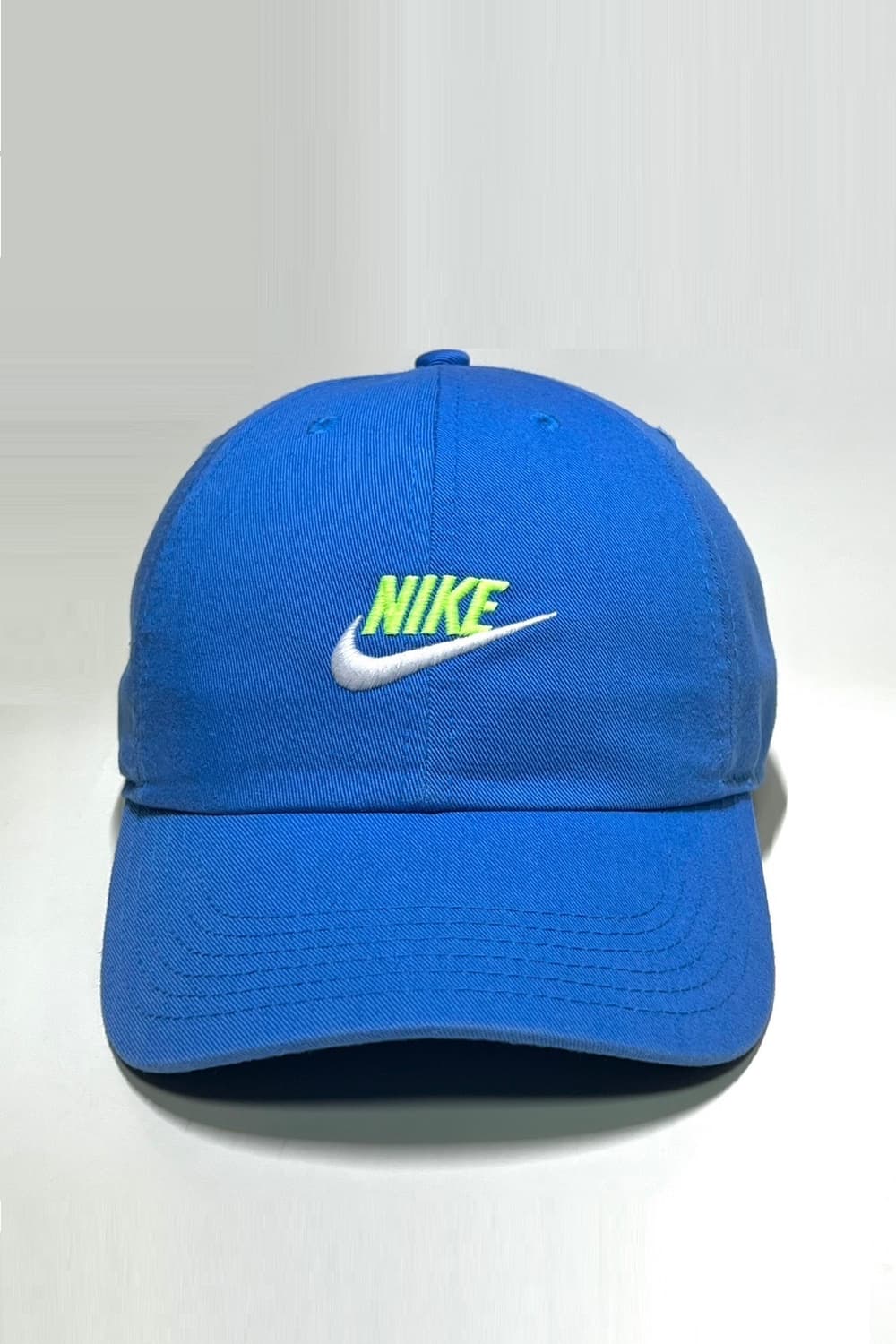 NIKE 나이키 빈티지 헤리티지86 스카이블루/형광노랑 볼캡 모자 운동 상품이미지3
