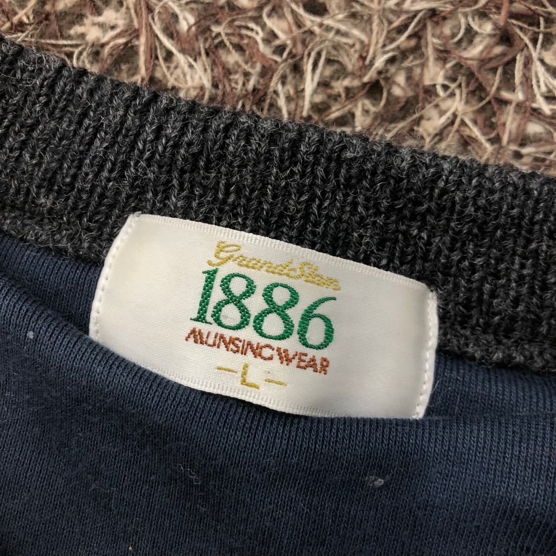 먼싱웨어 90’s 울 패턴 방풍 니트 상품이미지4