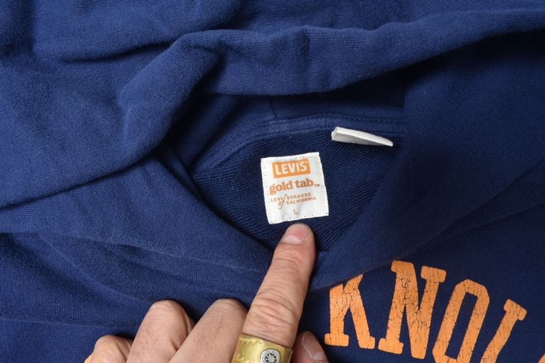 리바이스 골드라벨 후드티 L N1249 상품이미지4