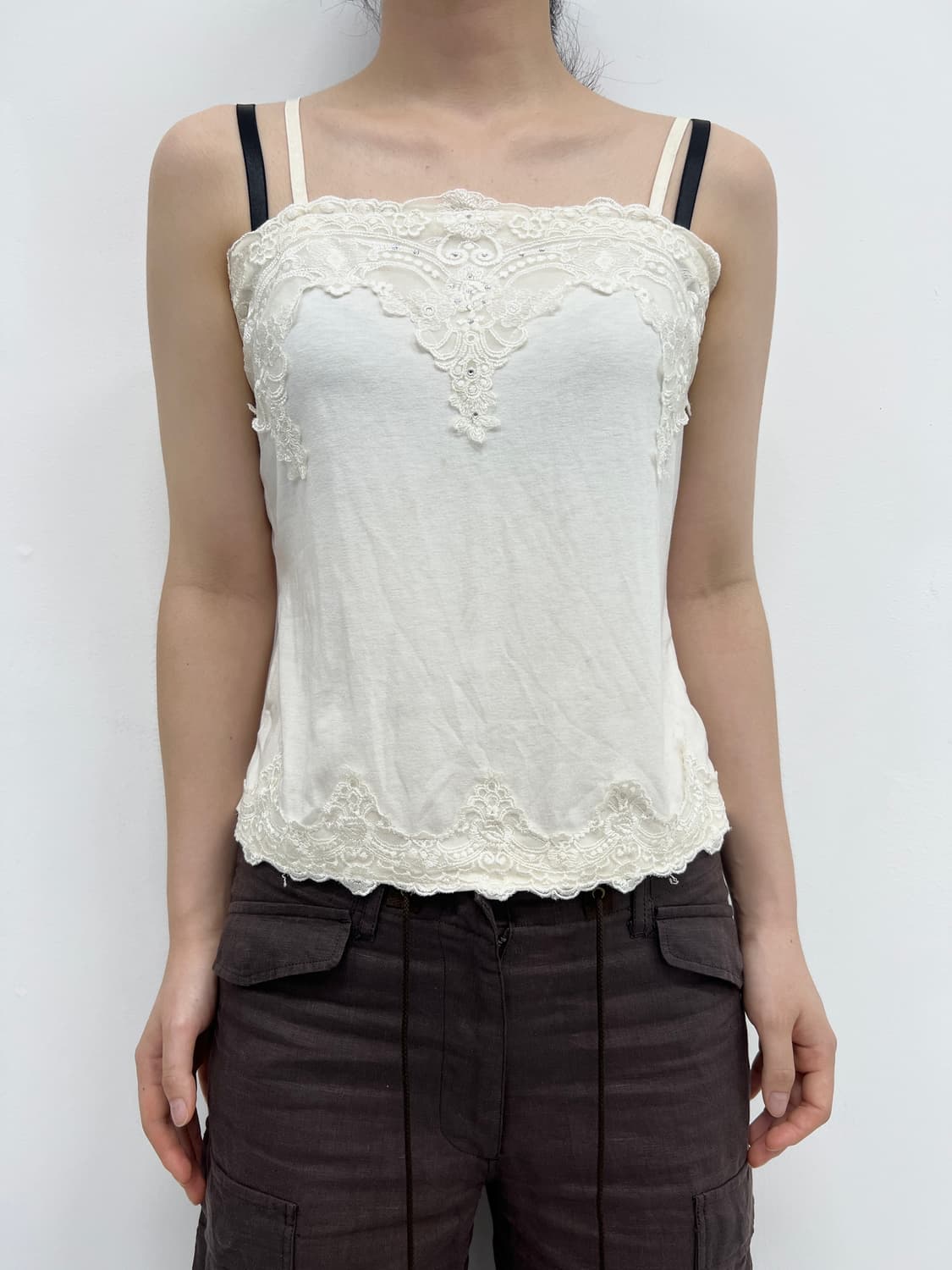 lace cubic sleeveless 상품이미지1