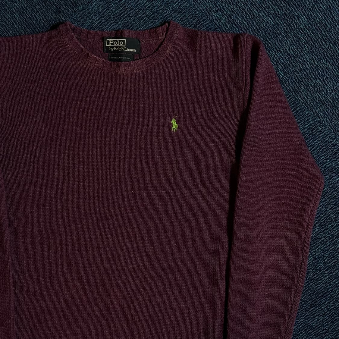 폴로 랄프로렌 버건디 니트 상품이미지2