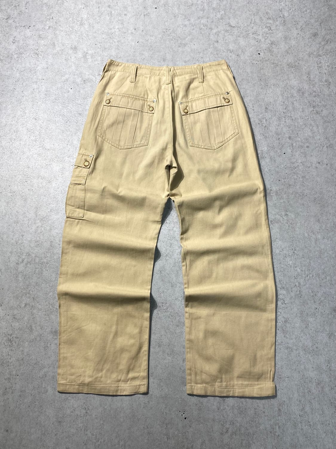 [29-30] Catch On 캐치온 재팬메이드 베이지 카고 와이드팬츠 상품이미지6