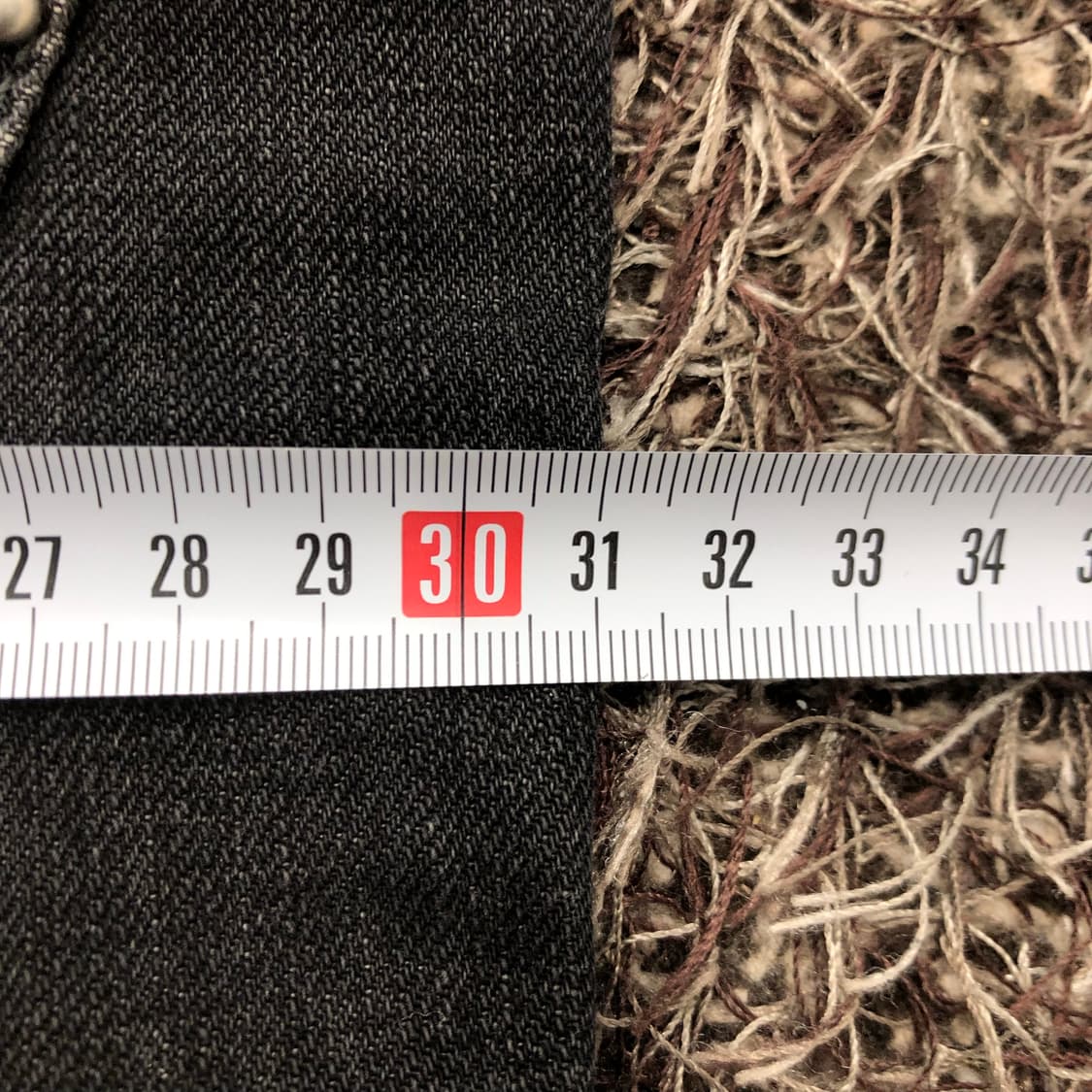 32 버커루 흑청 워싱 디스 데미지진 데님 팬츠 상품이미지8