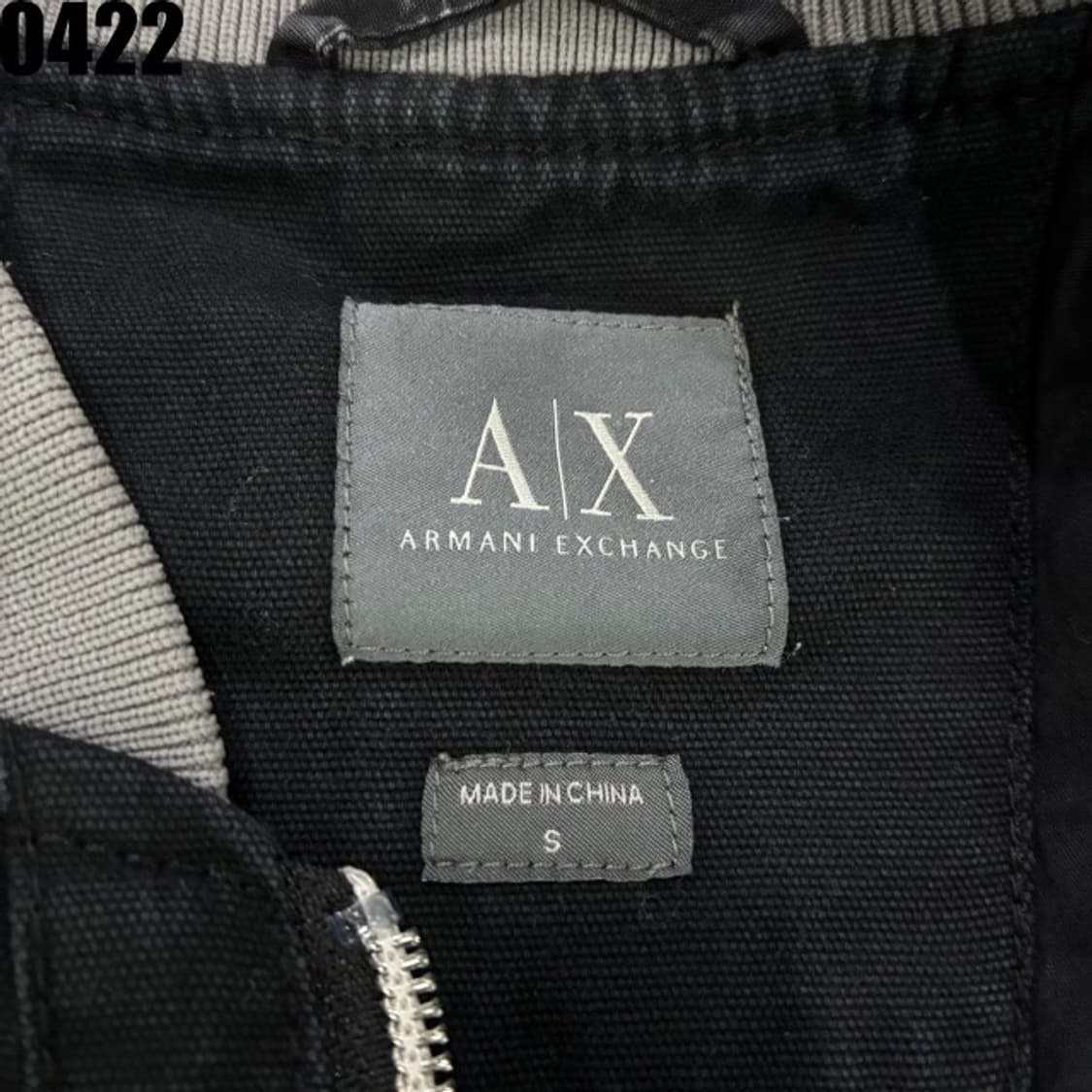 알마니 익스체인지 블랙 봄버 자켓 s 상품이미지2