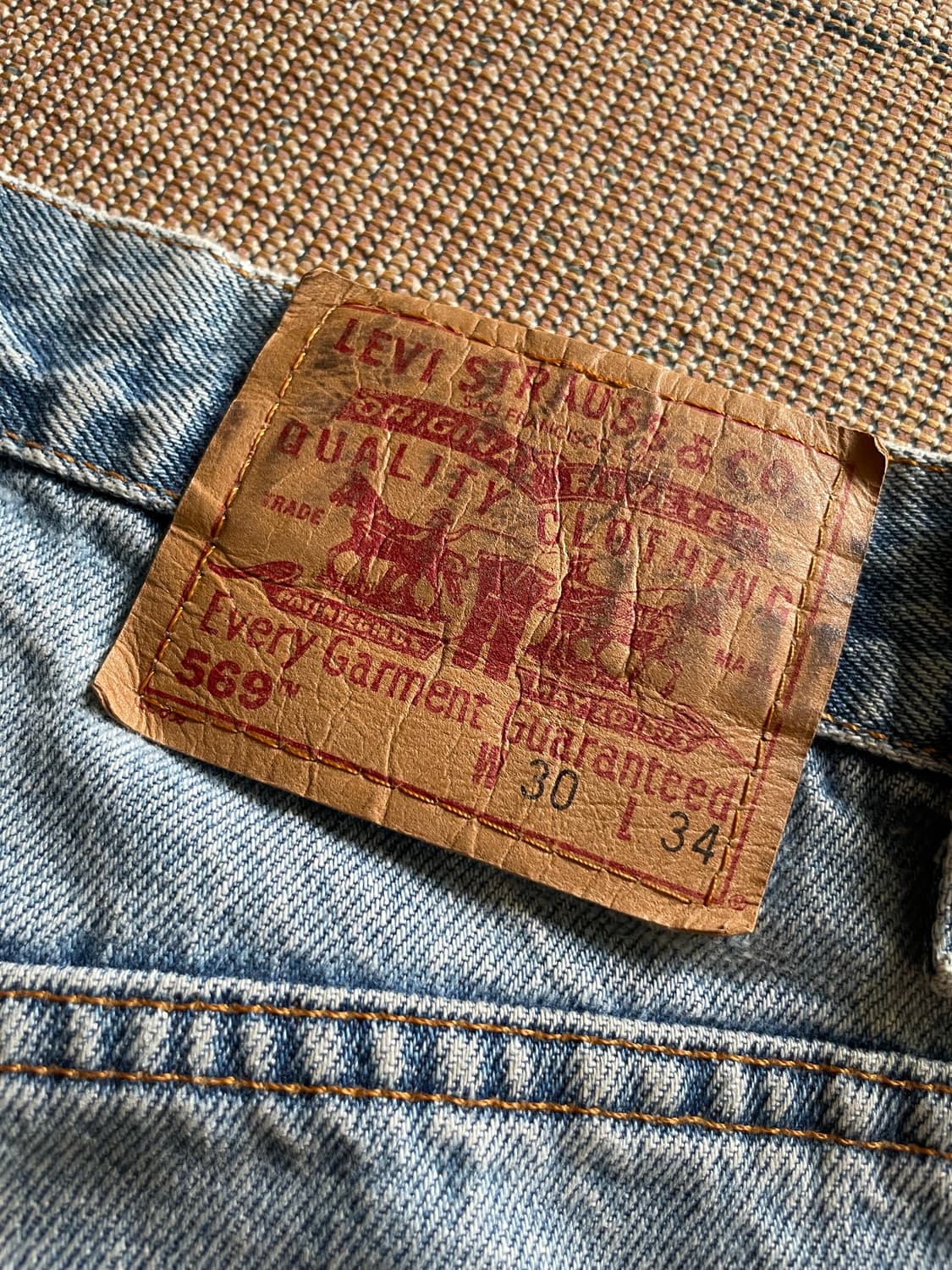 90s Levi’s 569 denim jeans 상품이미지5