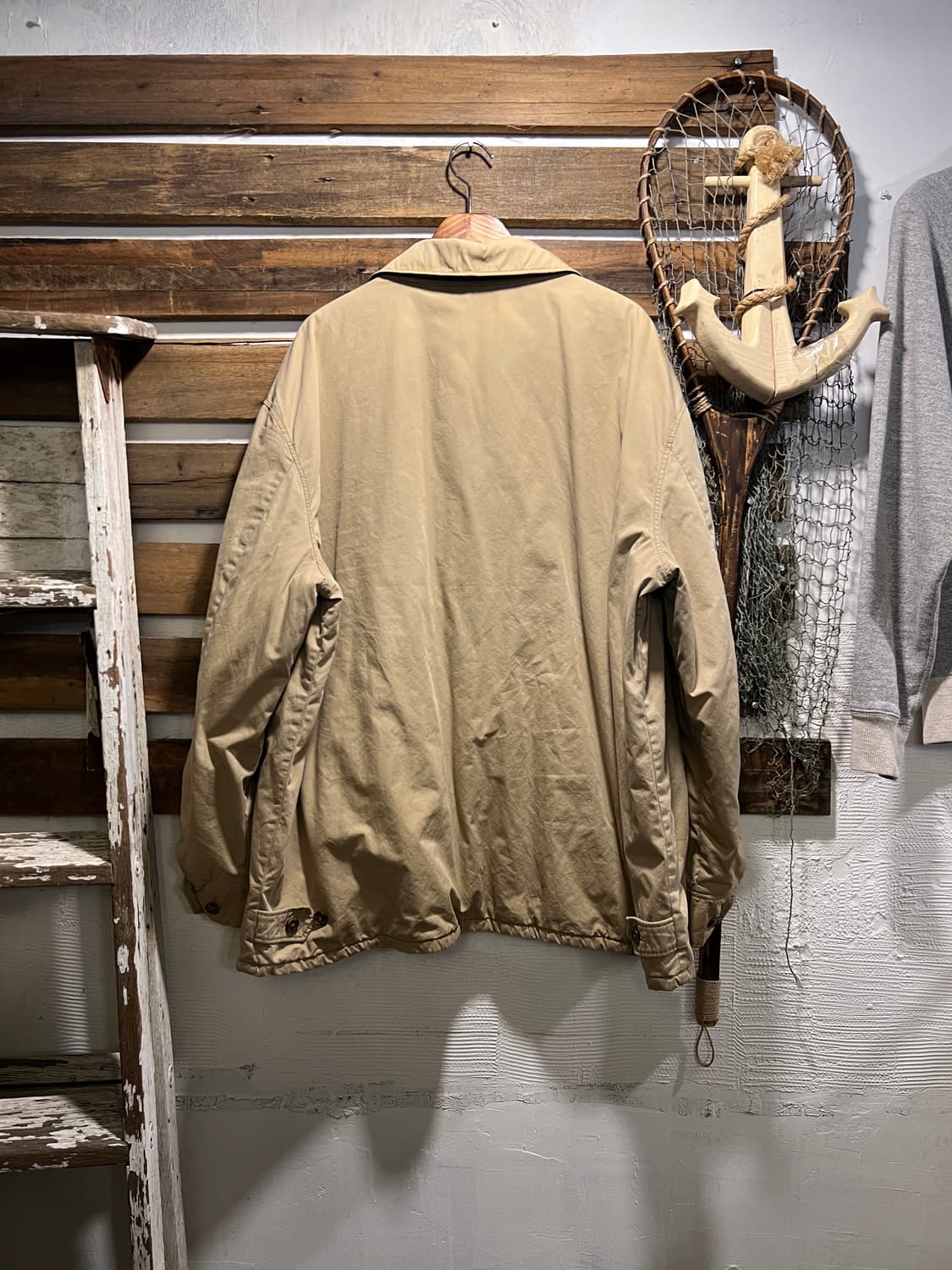 [2XL]폴로 랄프로렌 타탄체크 라이닝 베이지 드리즐러 자켓 상품이미지6