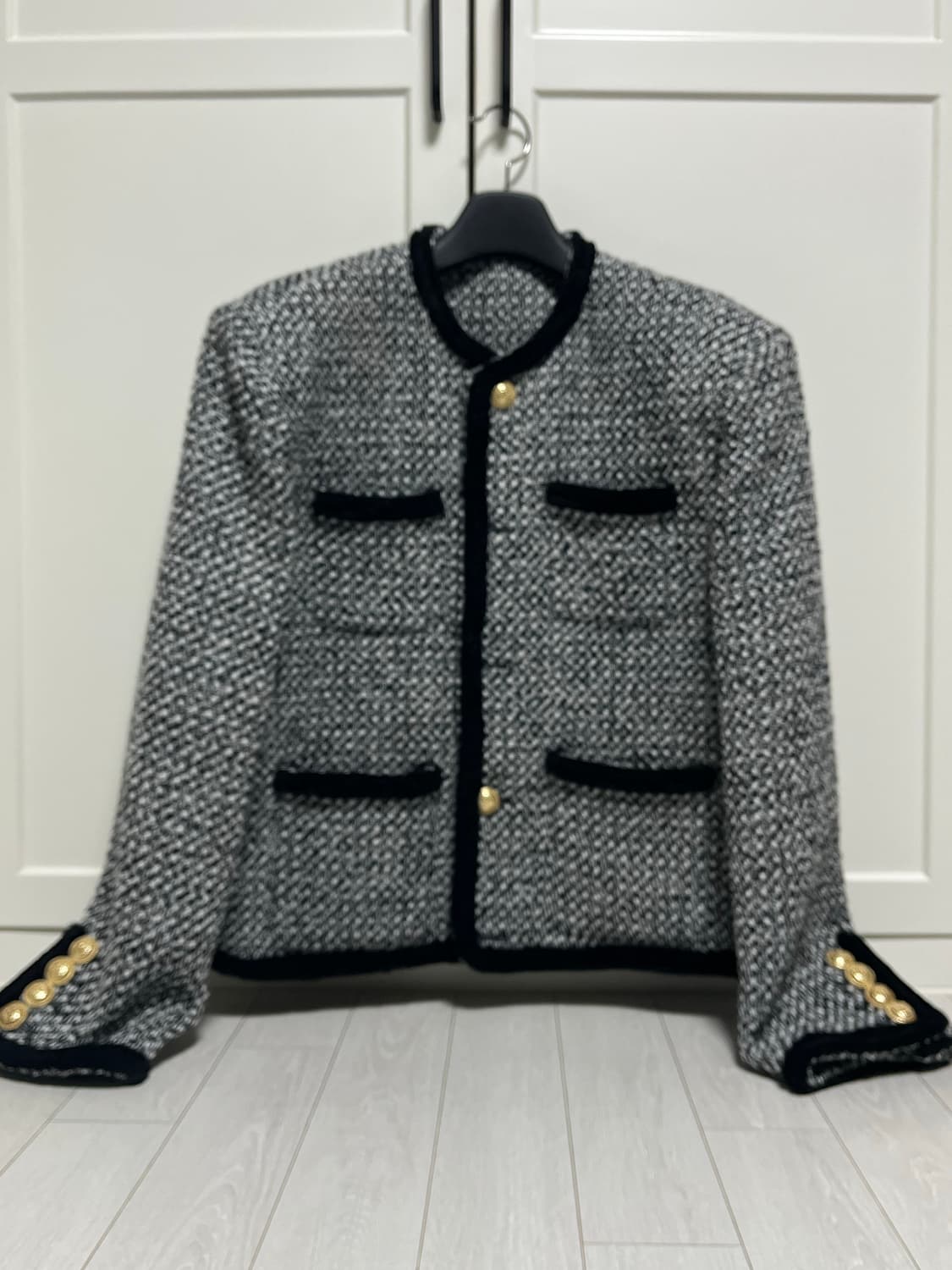 Langer 셀 박시 트위드 자켓 상품이미지2