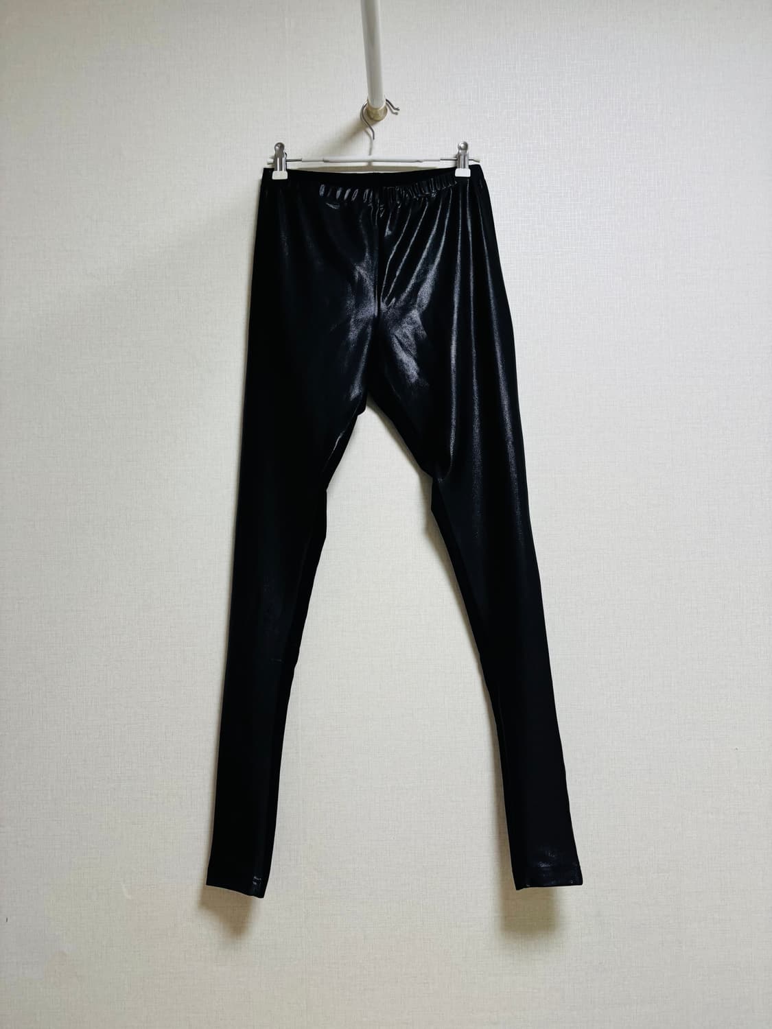 준야 와타나베 Des 꼼데가르송 블랙 코팅 레깅스 상품이미지1