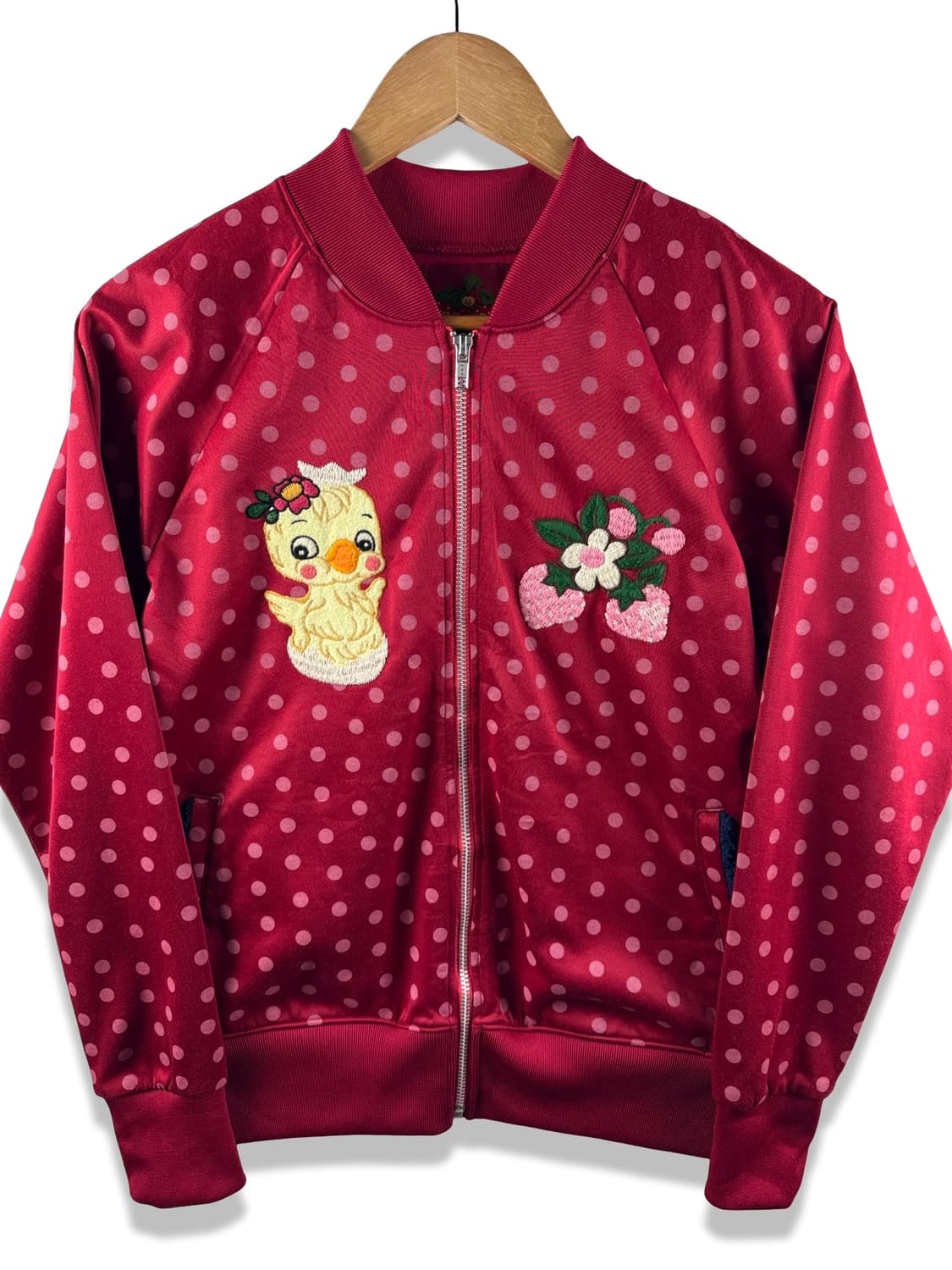 JPN 레드 도트 자수 져지2152 상품이미지1