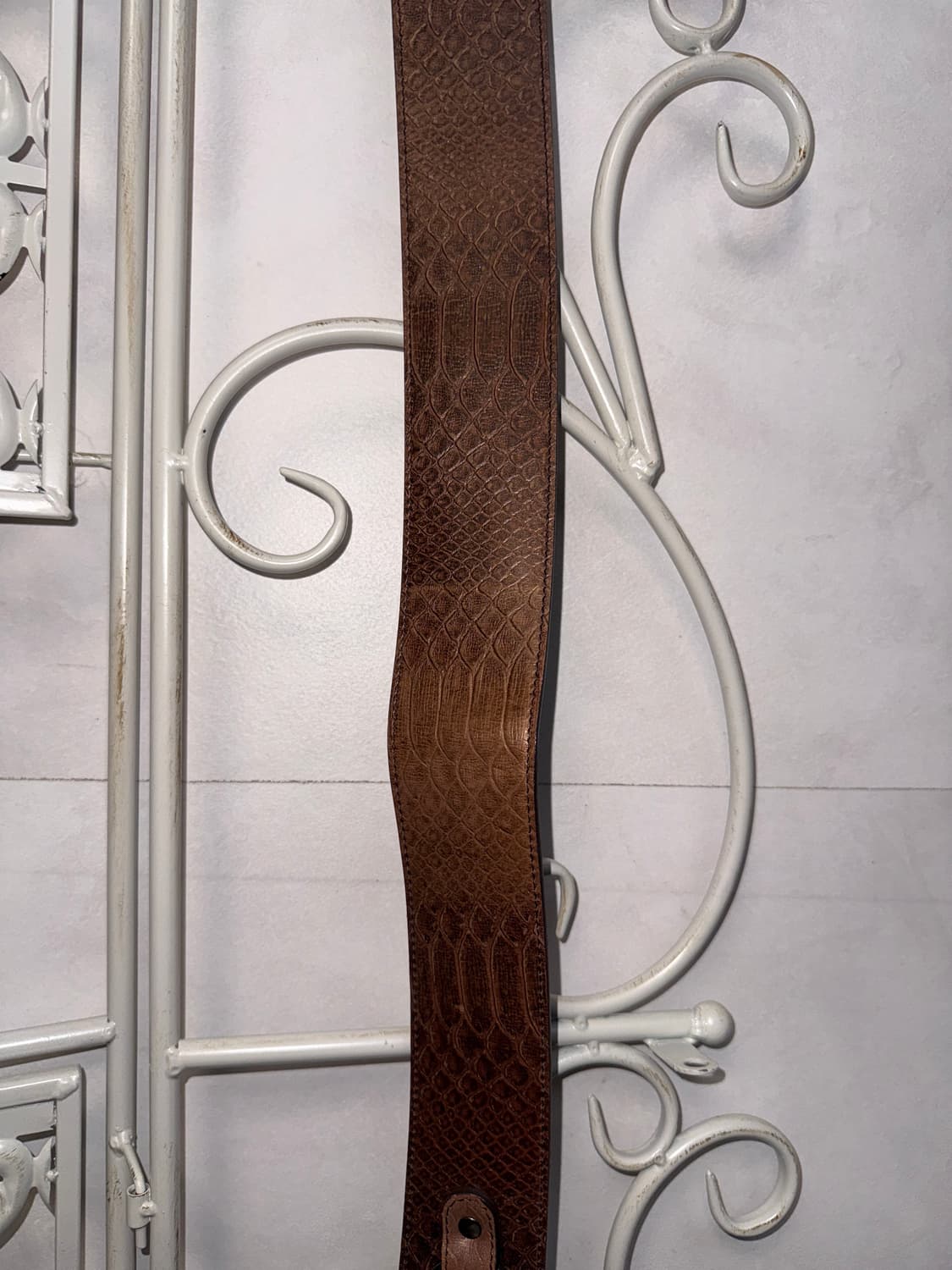 Renoma brown python ring chain belt 상품이미지7