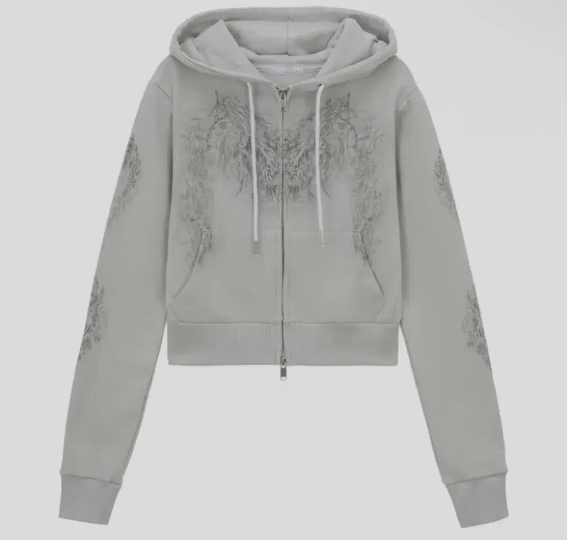 허그유어스킨 스컬리 후드집업 상품이미지1