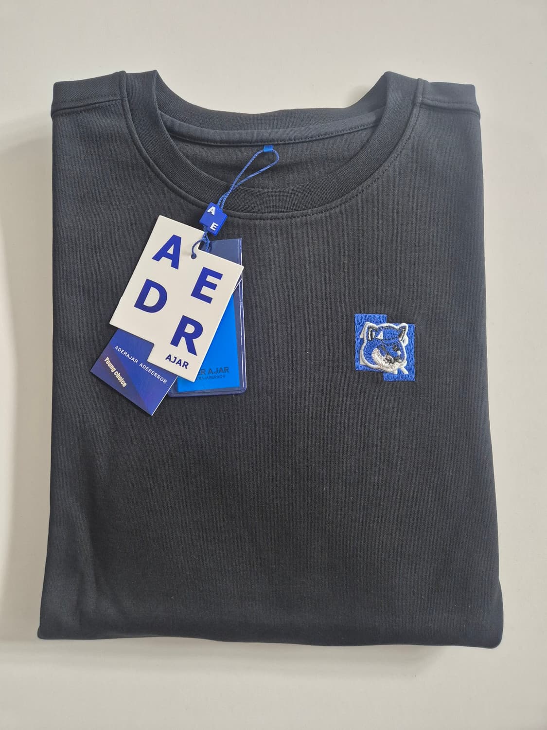 ADER ERROR 아더에러 & 메종키츠네 로고 반팔 티셔츠 상품이미지1