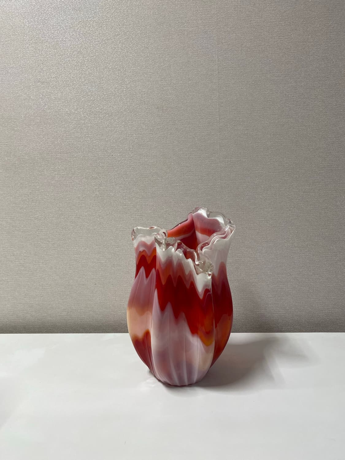 일본 마블 유리공예 수공예 화병 빈티지 소품 상품이미지3