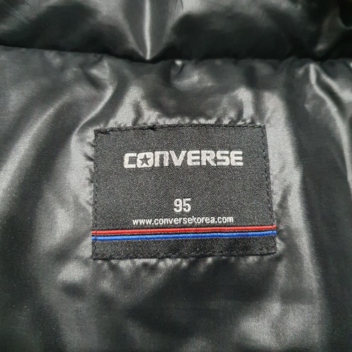 (95) 컨버스 블랙 덕다운 후드 패딩 상품이미지4