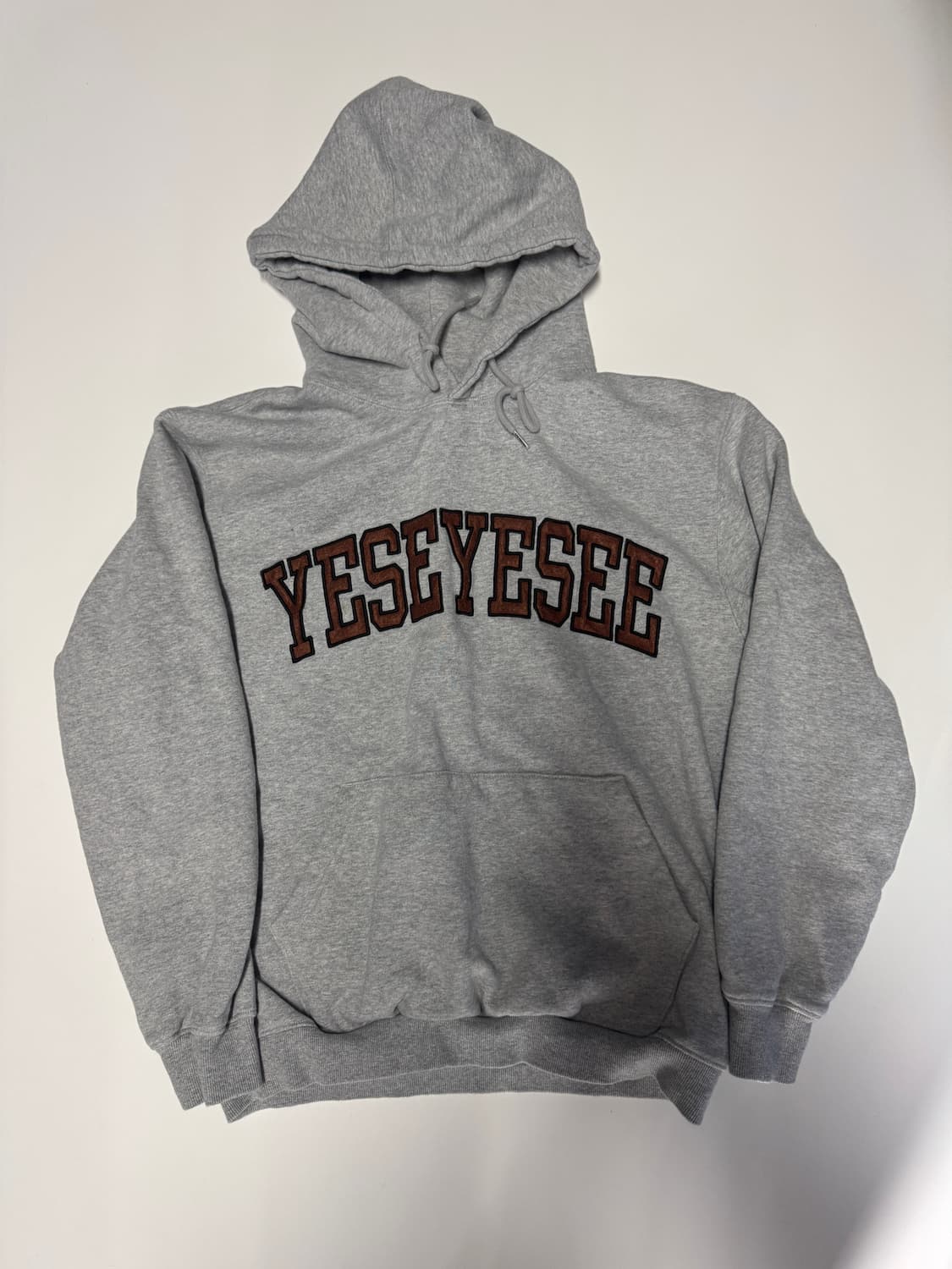 예스아이씨 스펠아웃 오버핏 기모 후드티 M 상품이미지1