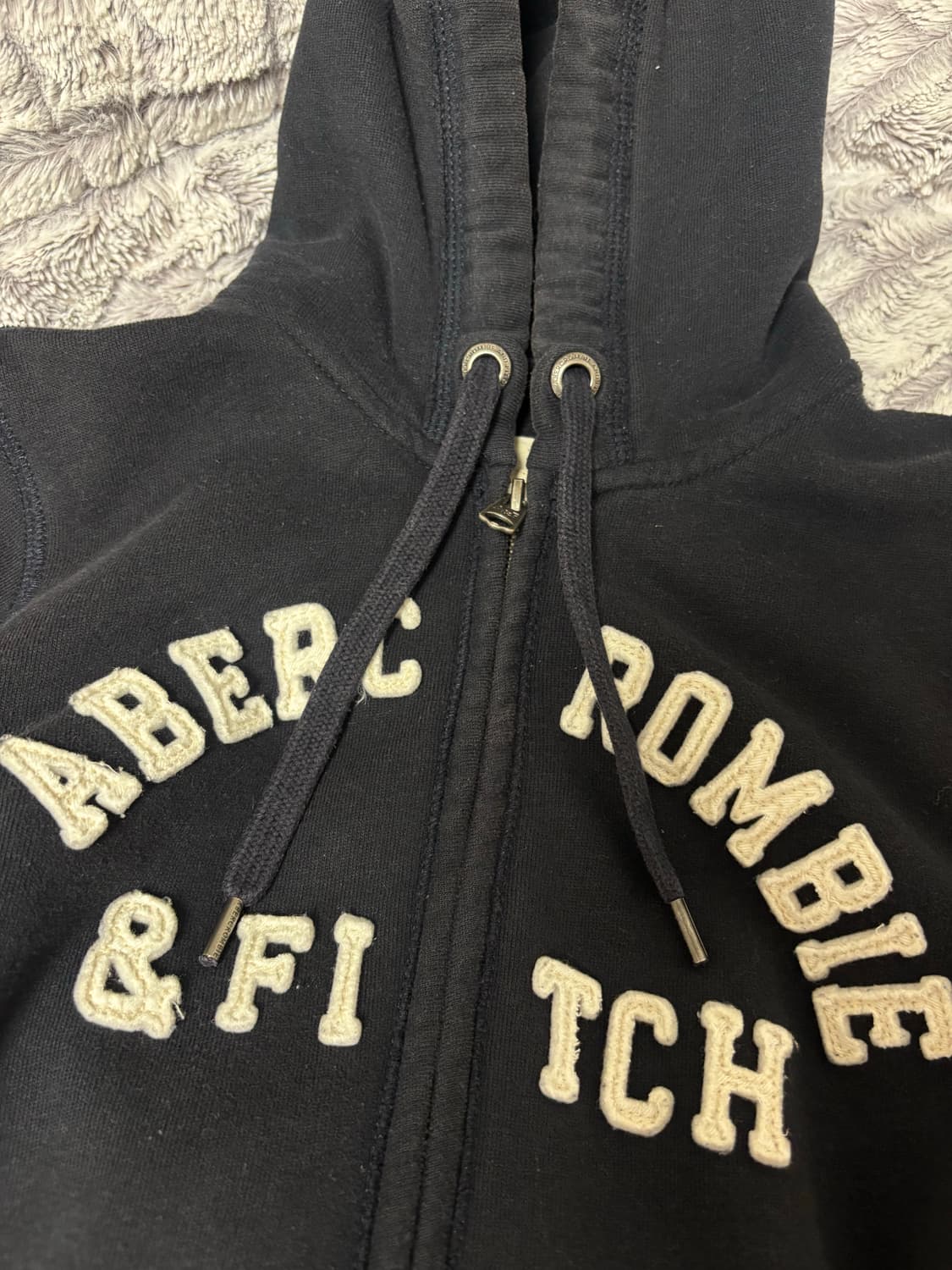 아베크롬비 후드집업 네이비 S 상품이미지2