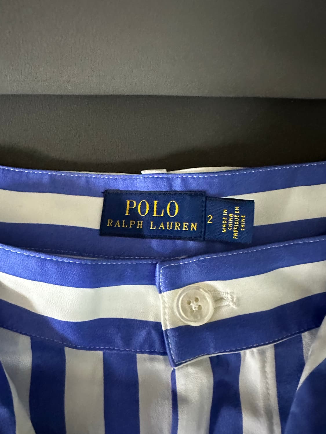폴로 랄프로렌 스트라이프 사틴 반바지 상품이미지2