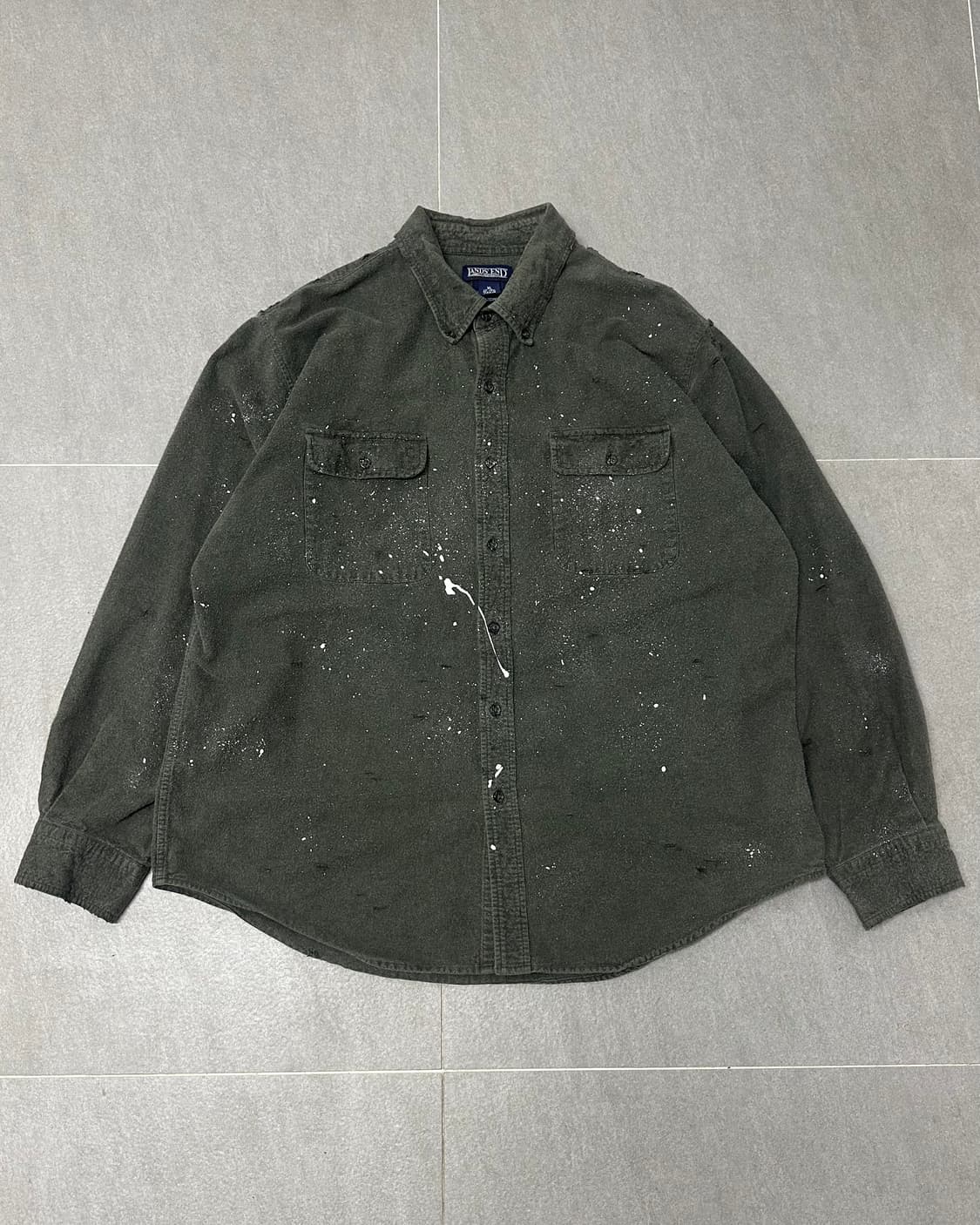 (2XL)빈티지 울 커스텀 셔츠-M2004 상품이미지1