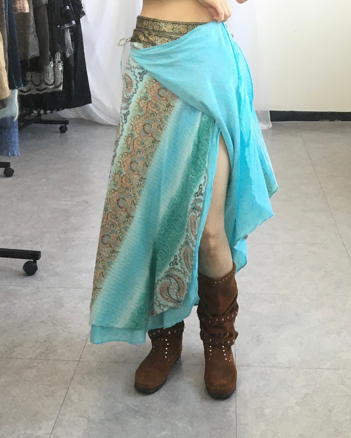 Ethnic mood wrap skirt 상품이미지10