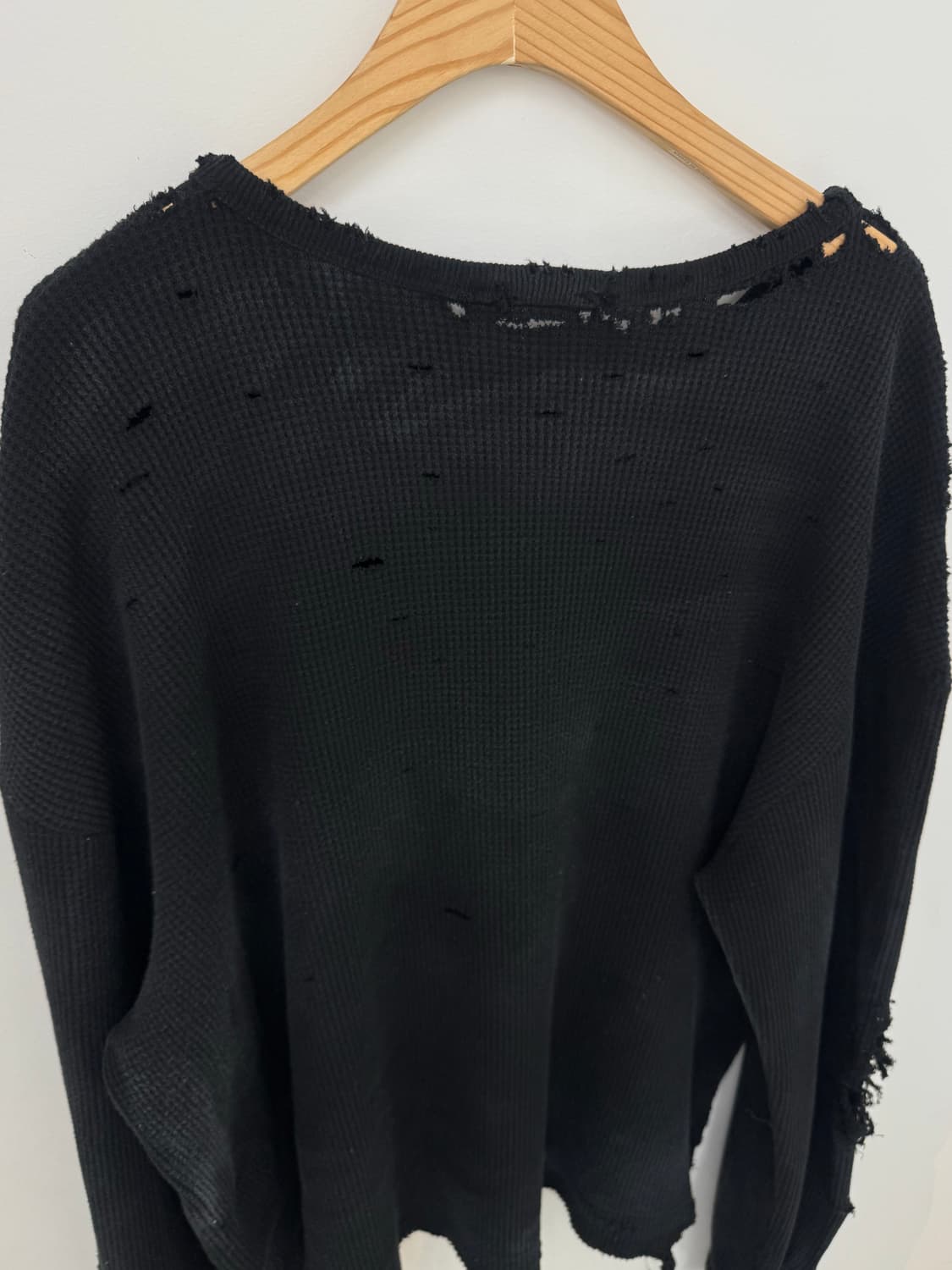 빈티지 와플 긴팔 상품이미지7