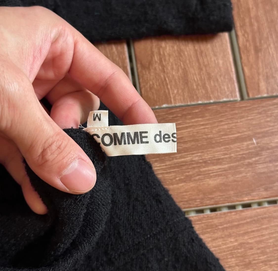 Comme des garcons wool blend botton top 상품이미지4