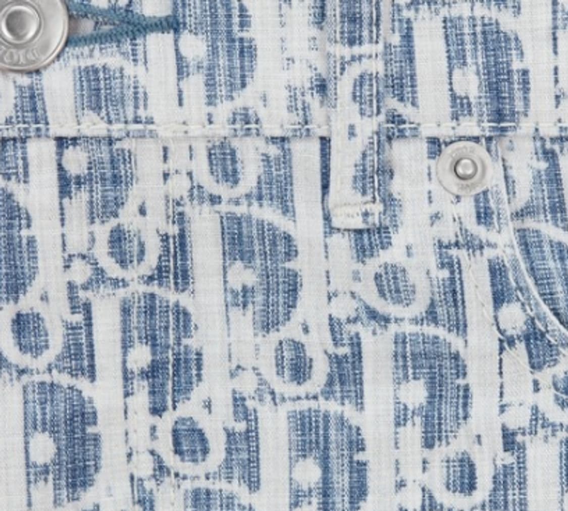 [33] 디올 오블리크 카스리 코튼 데님 진 상품이미지4