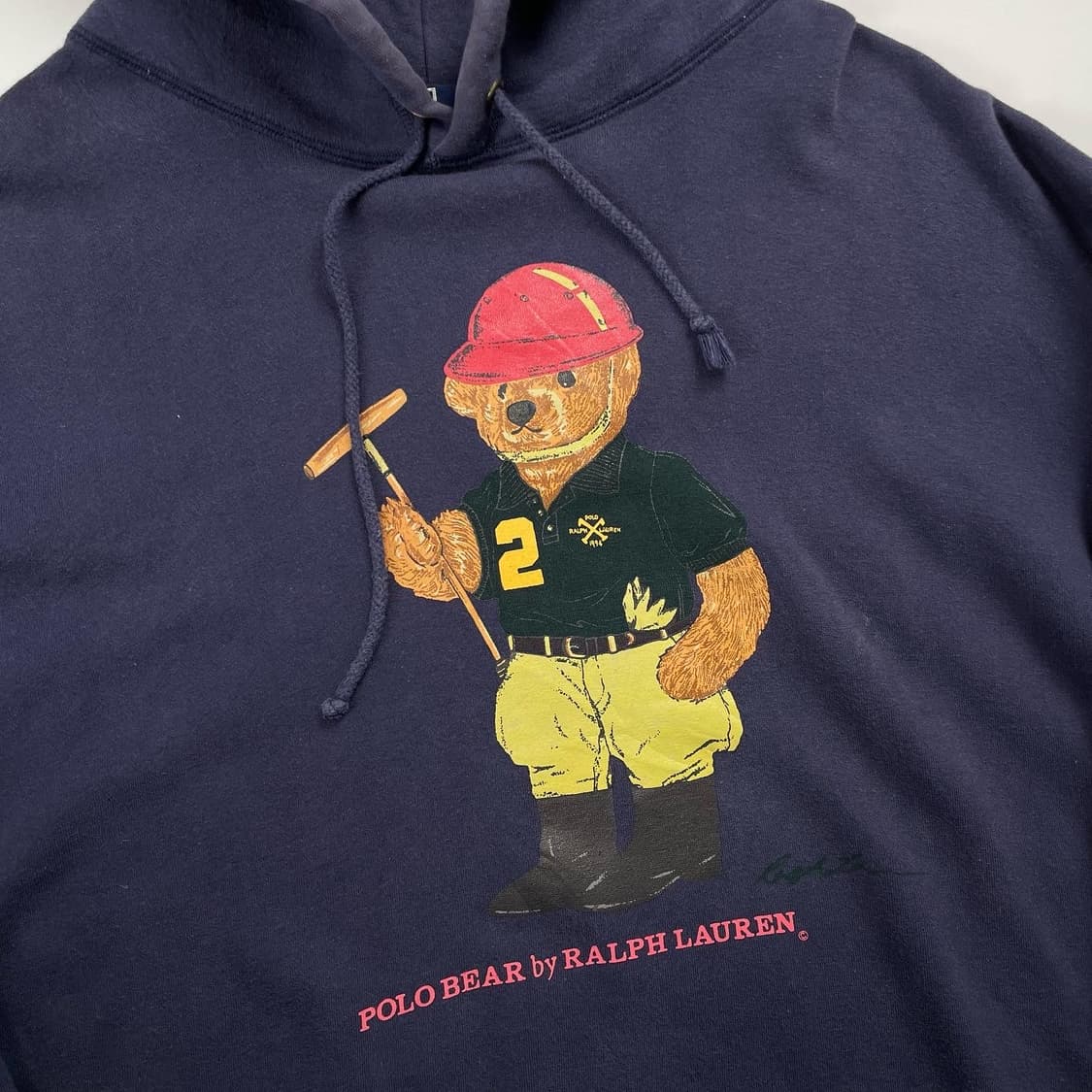 90s 폴로베어 스웻후드 상품이미지3
